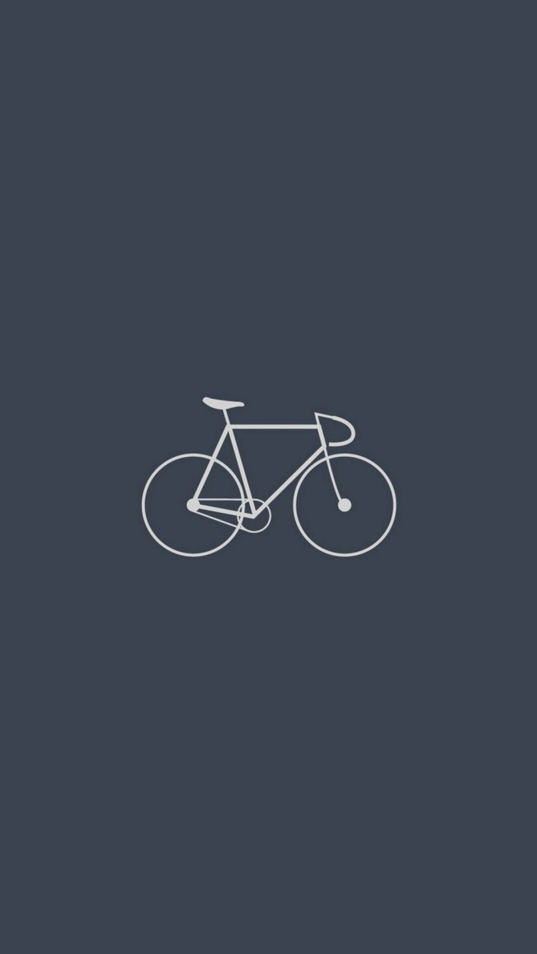 Simple Graphic Art Bicycle Iphone Background