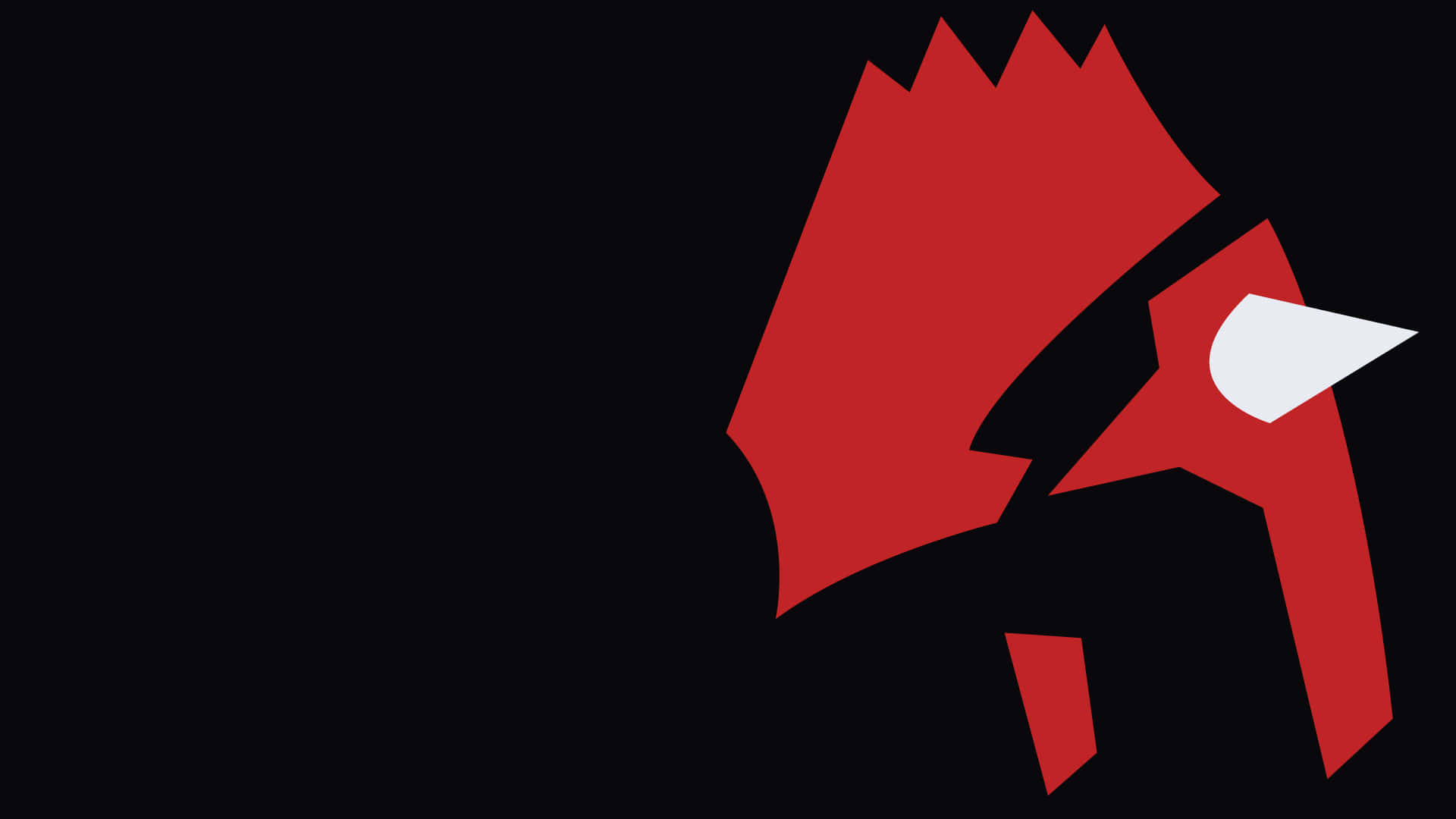 Simple Groudon Face Graphic Background