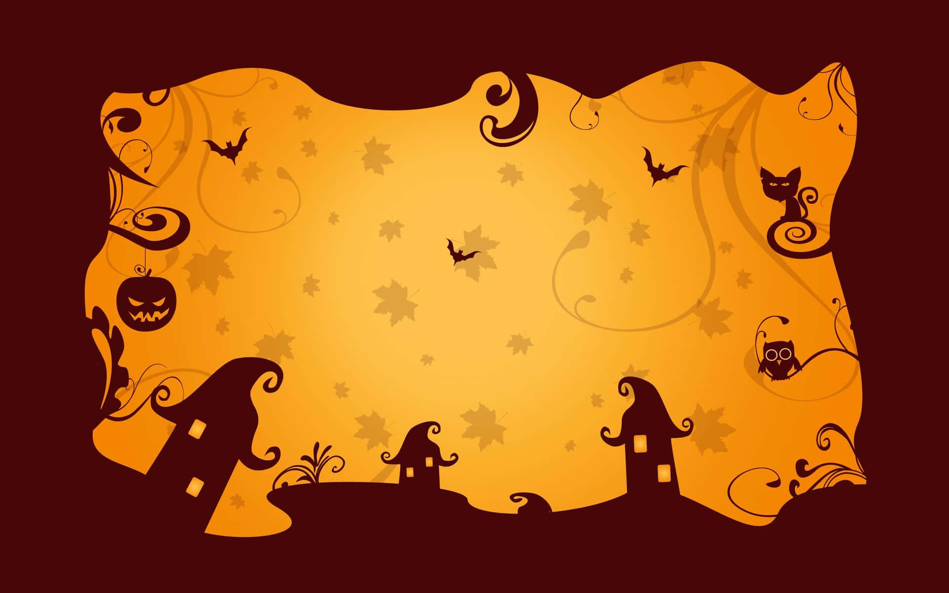 Simple Halloween Poster Background