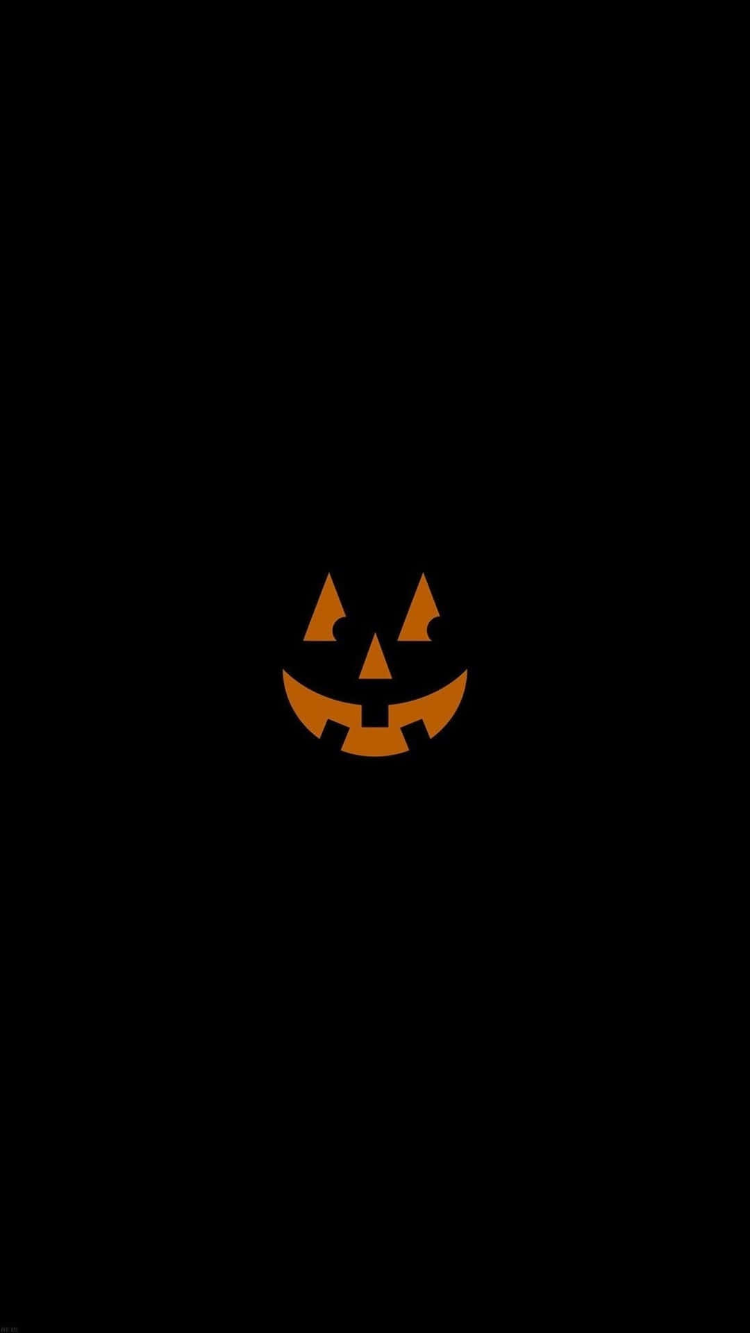 Simple Halloween Pumpkin Face Background