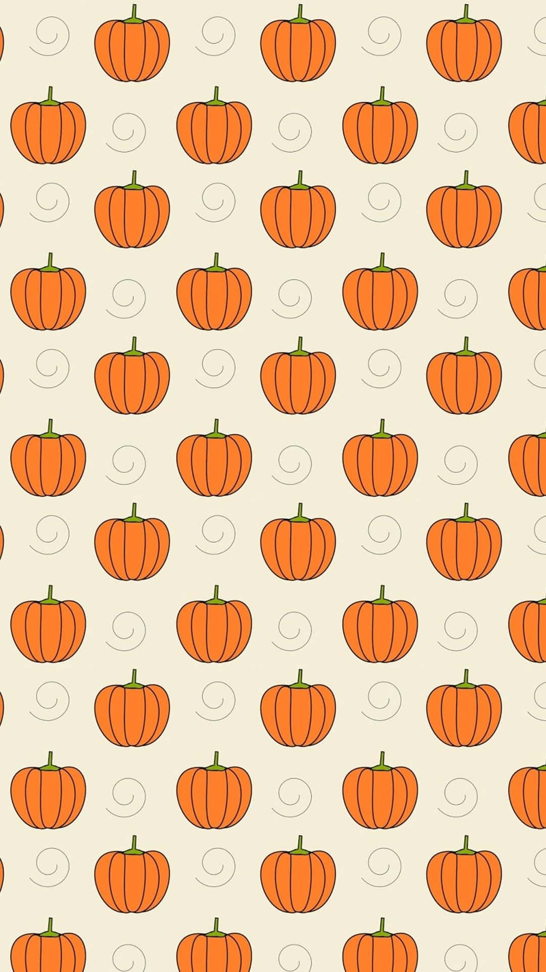 Simple Halloween Pumpkin Patterns Background