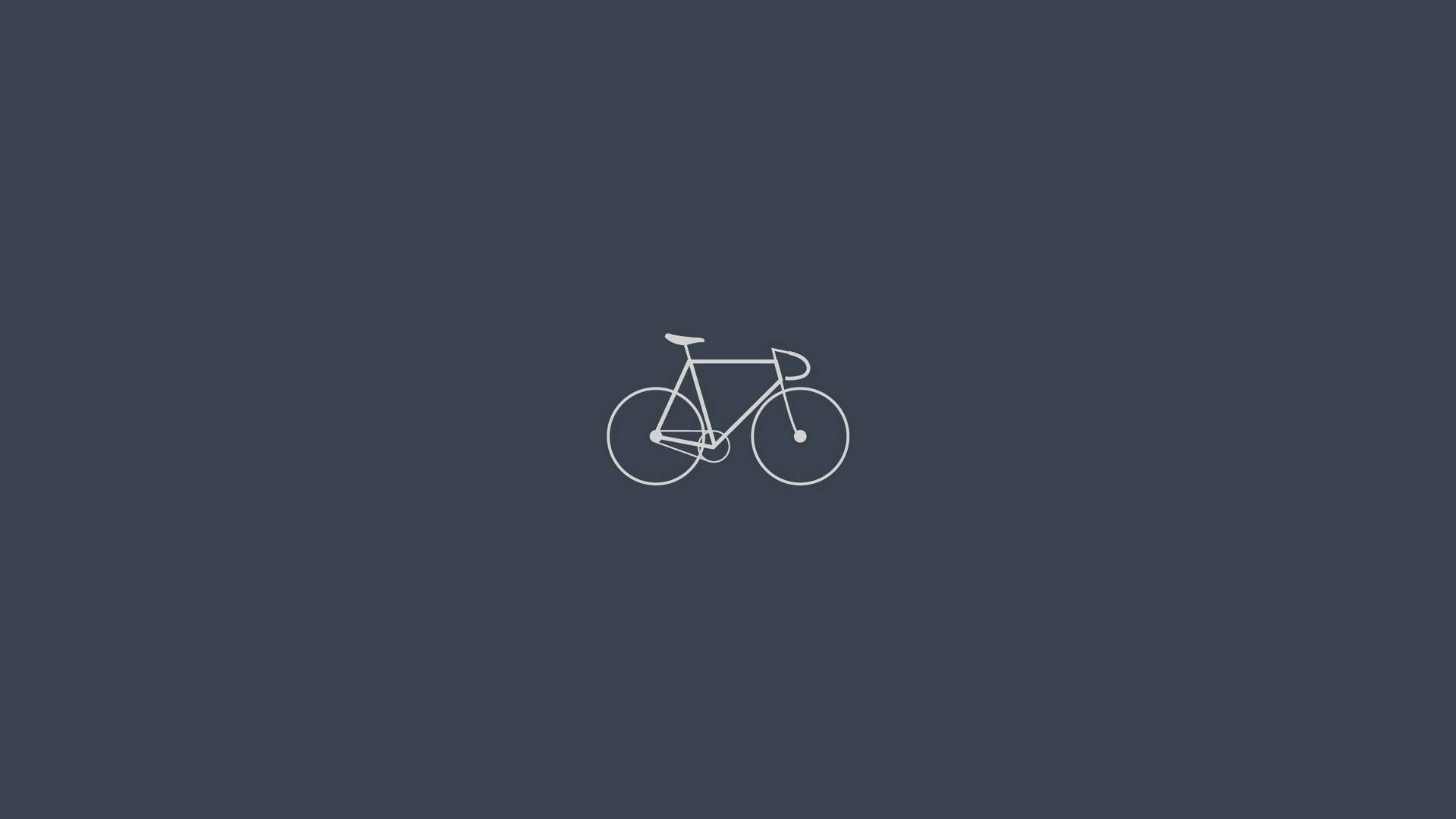 Simple Hd Bike In Gray Background