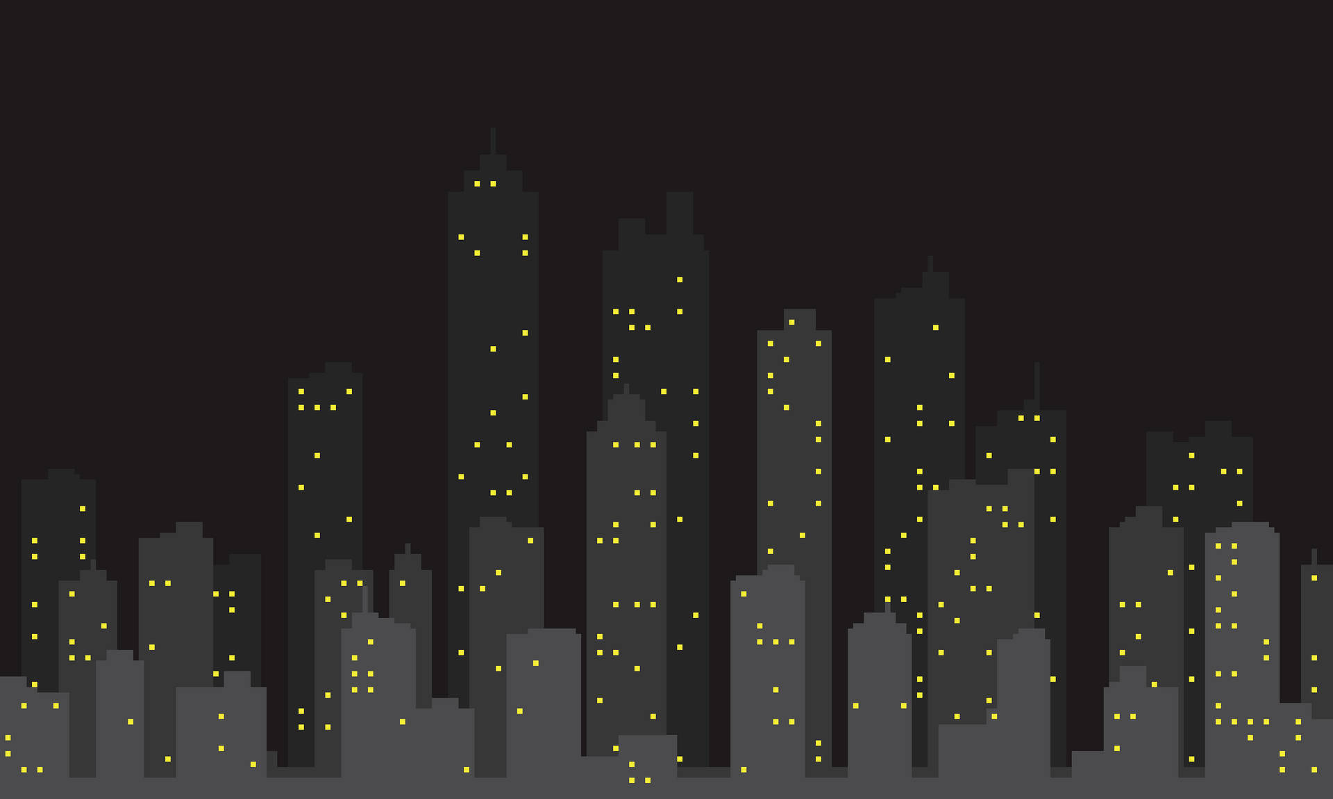 Simple Hd City Lights Background