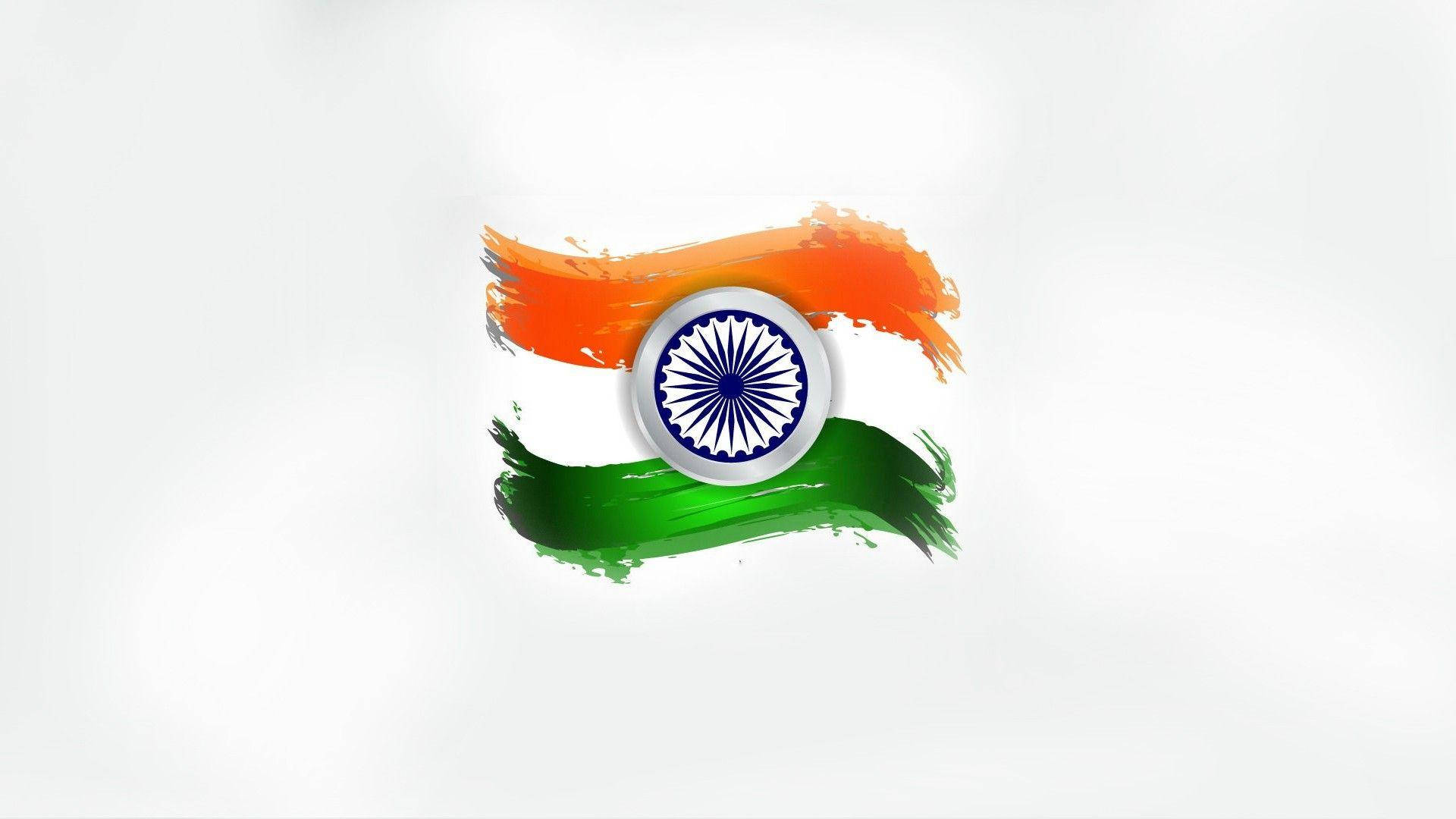 Simple Indian Flag Hd Background