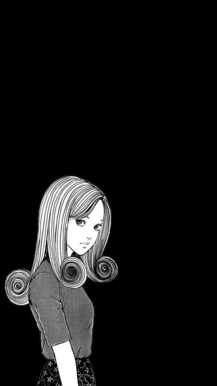 Simple Junji Ito Art Background