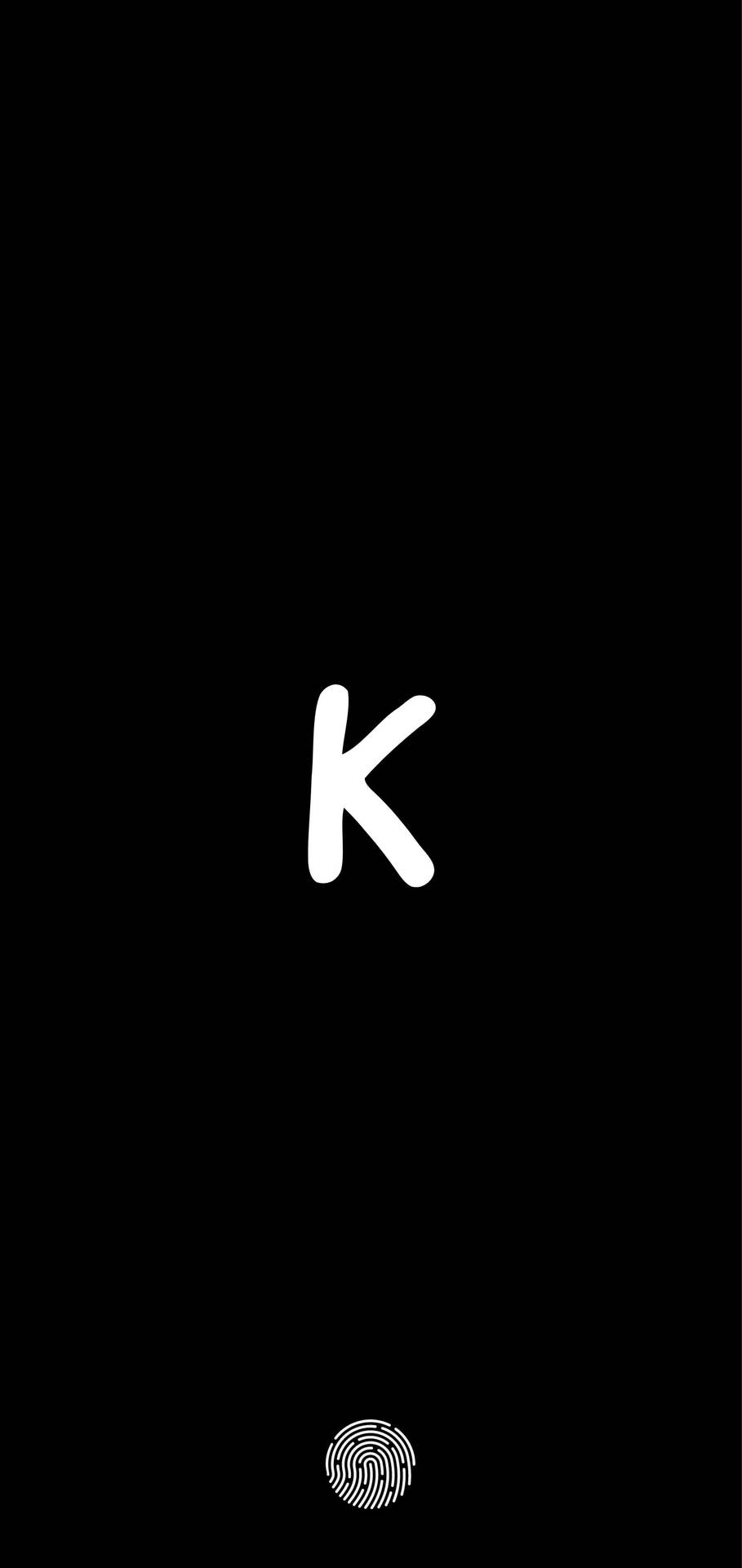 Simple K Alphabet Background