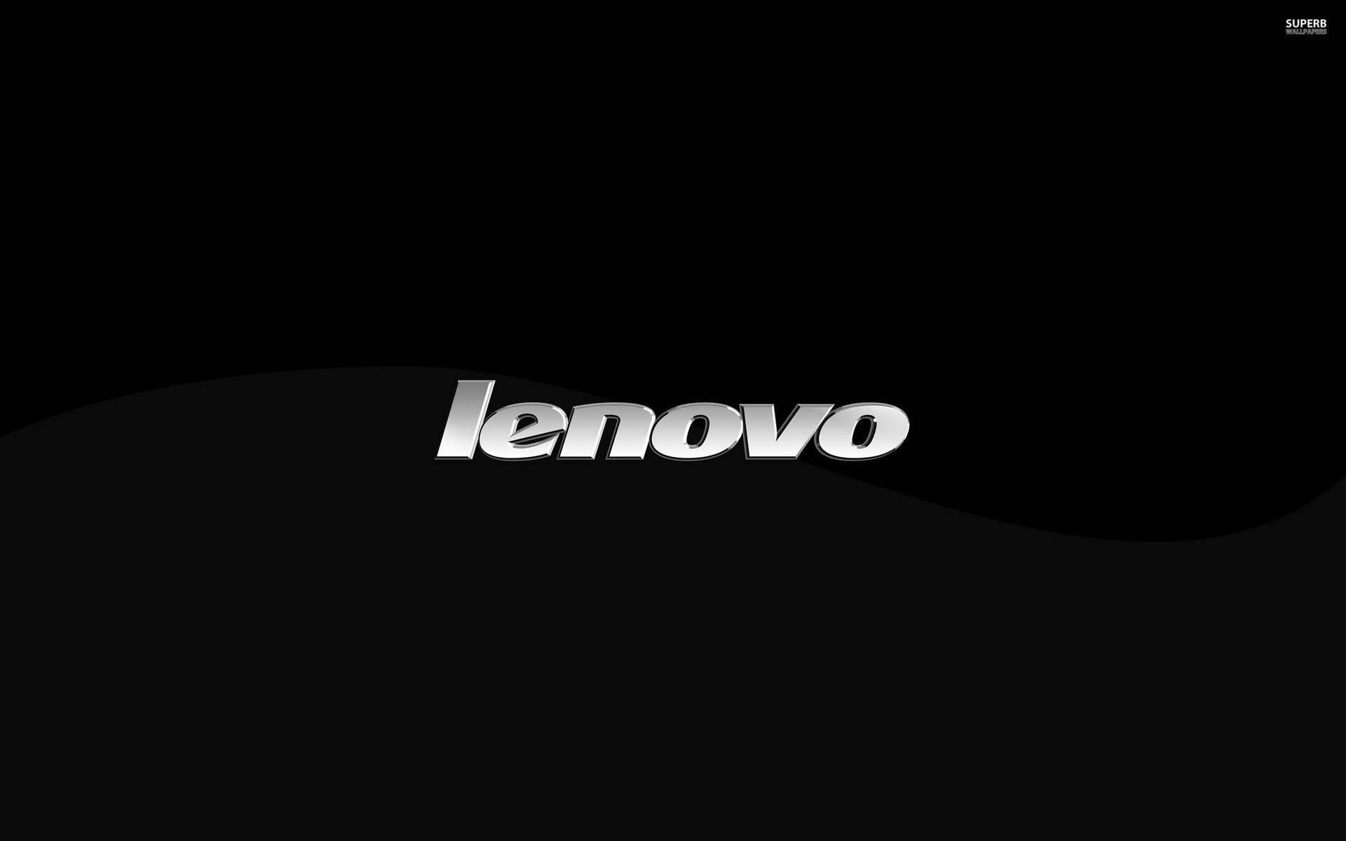 Simple Lenovo Official Gray And Black Background