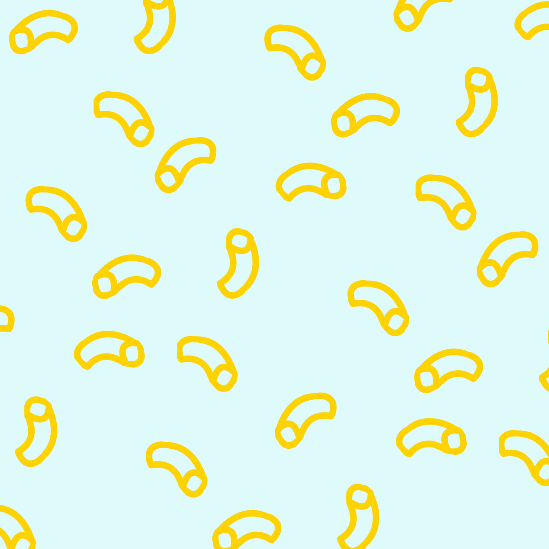 Simple Mac And Cheese Cartoon Background