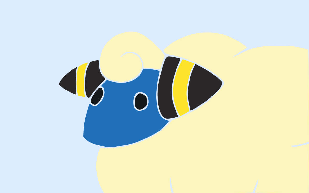 Simple Mareep Art Background