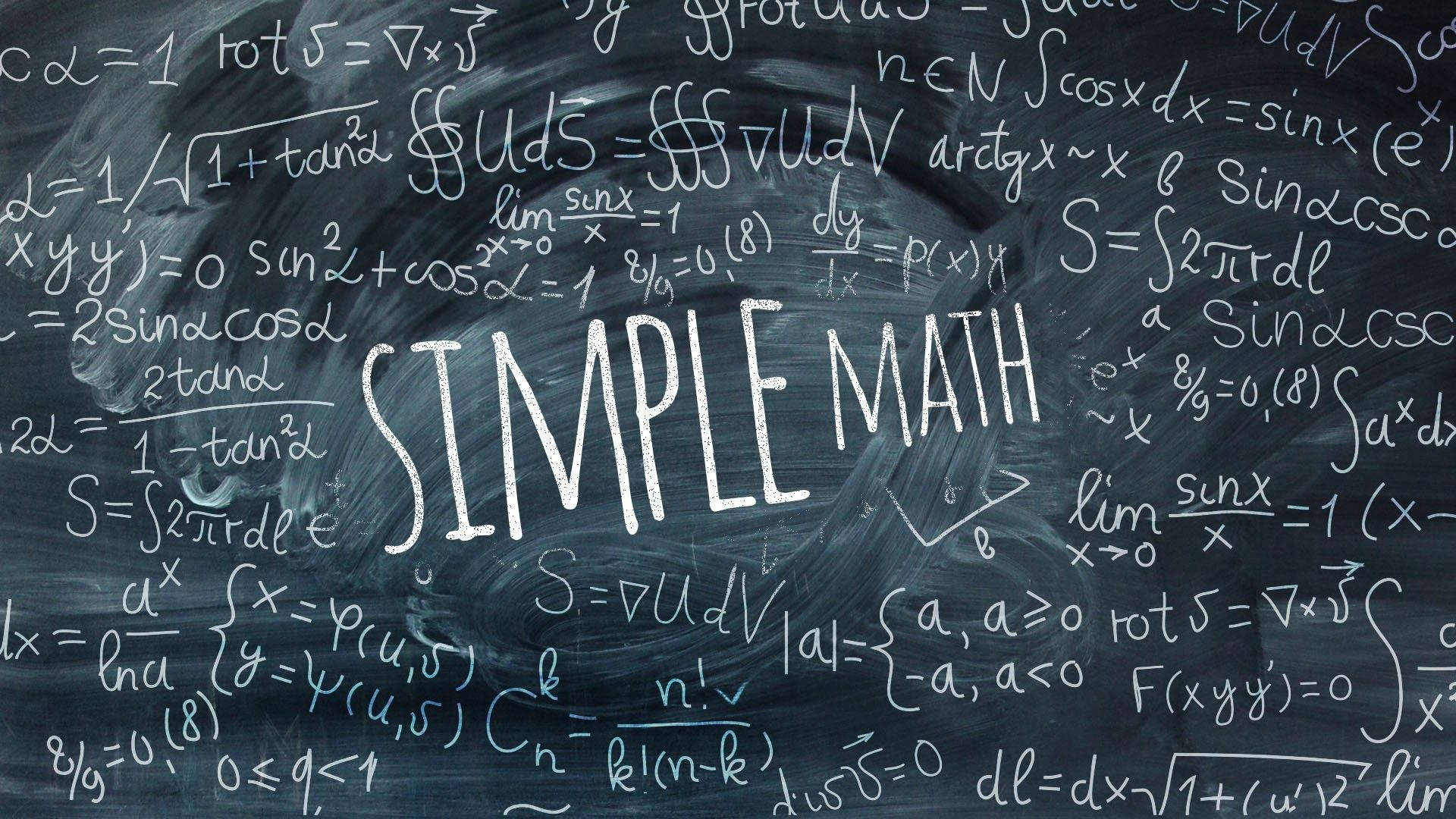 Simple Math Illustration Background