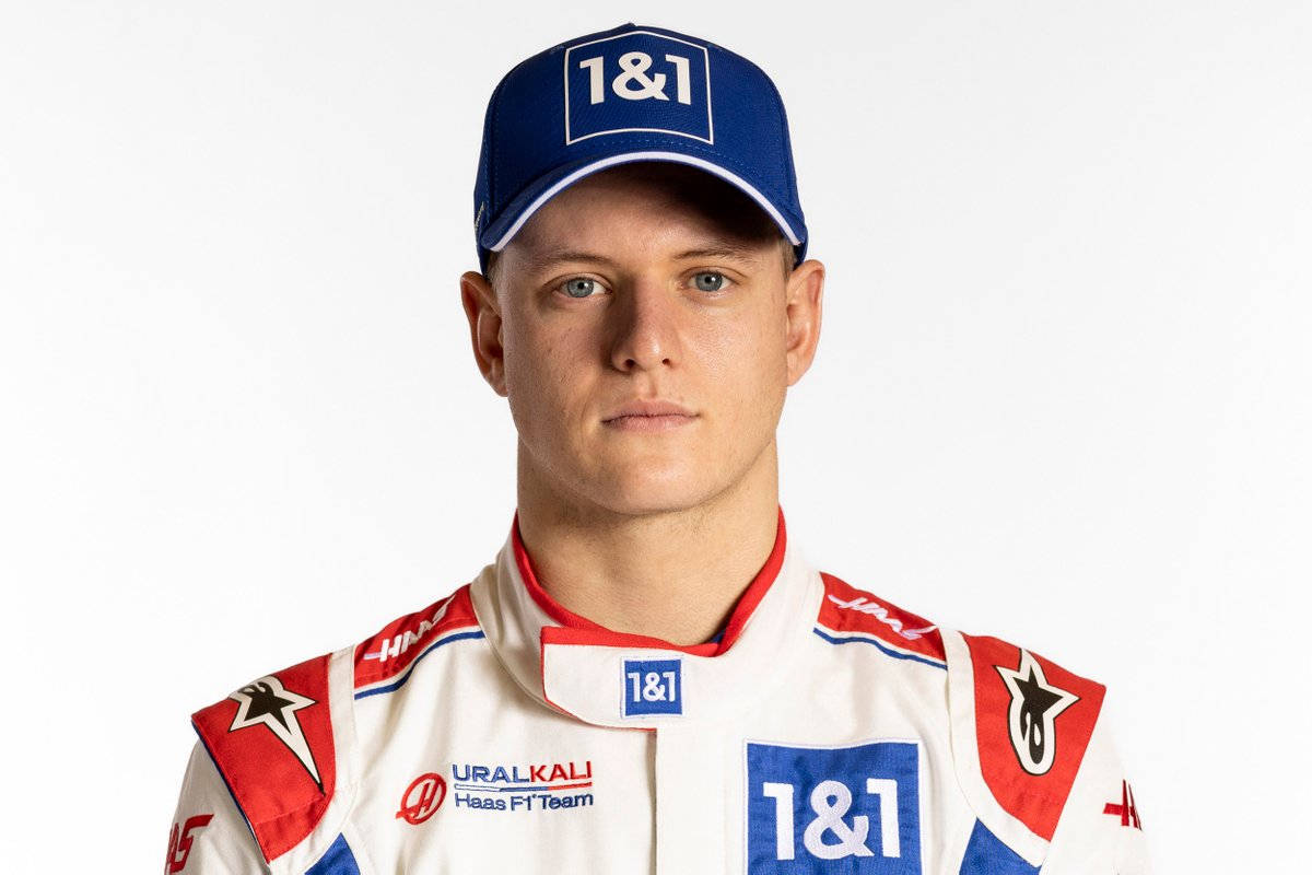 Simple Mick Schumacher Portrait Background