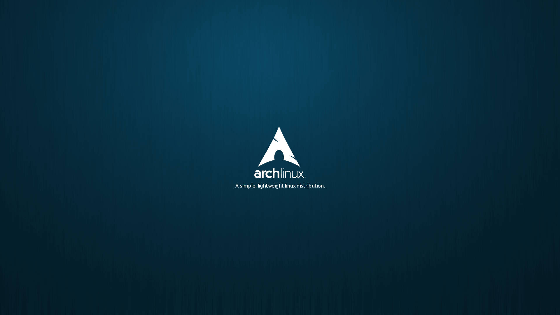 Simple Minimalist Arch Linux Background