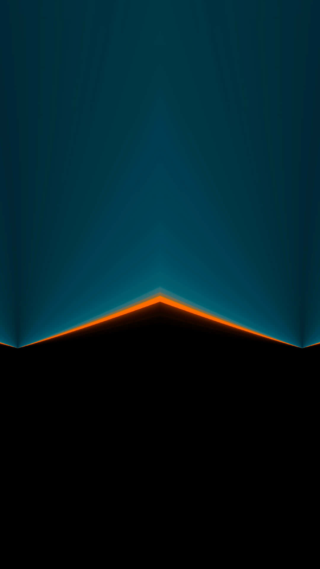 Simple Minimalist Blue Black Mountain Background