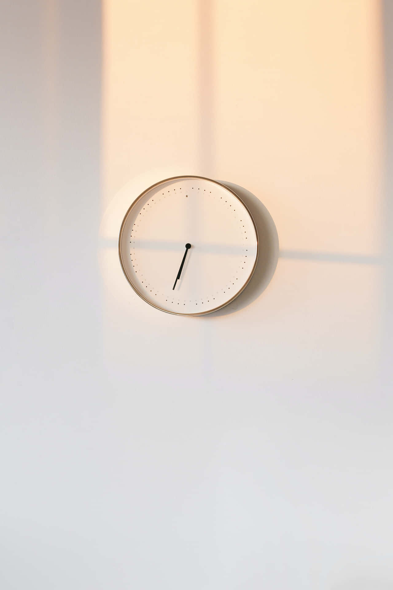 Simple Minimalist Wall Clock Background