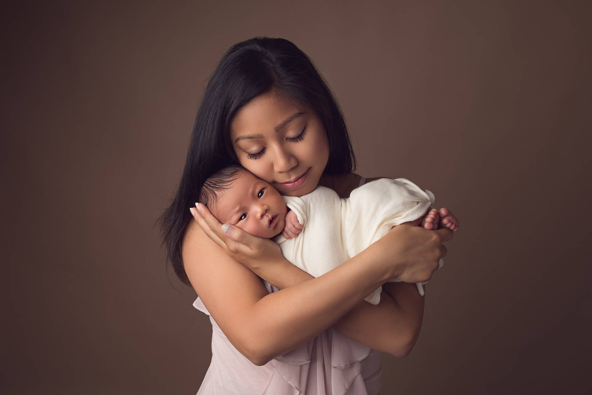 Simple Mother And Baby Shoot