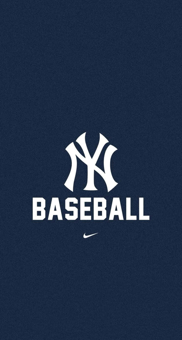 Simple Nike And New York Yankees Iphone Background