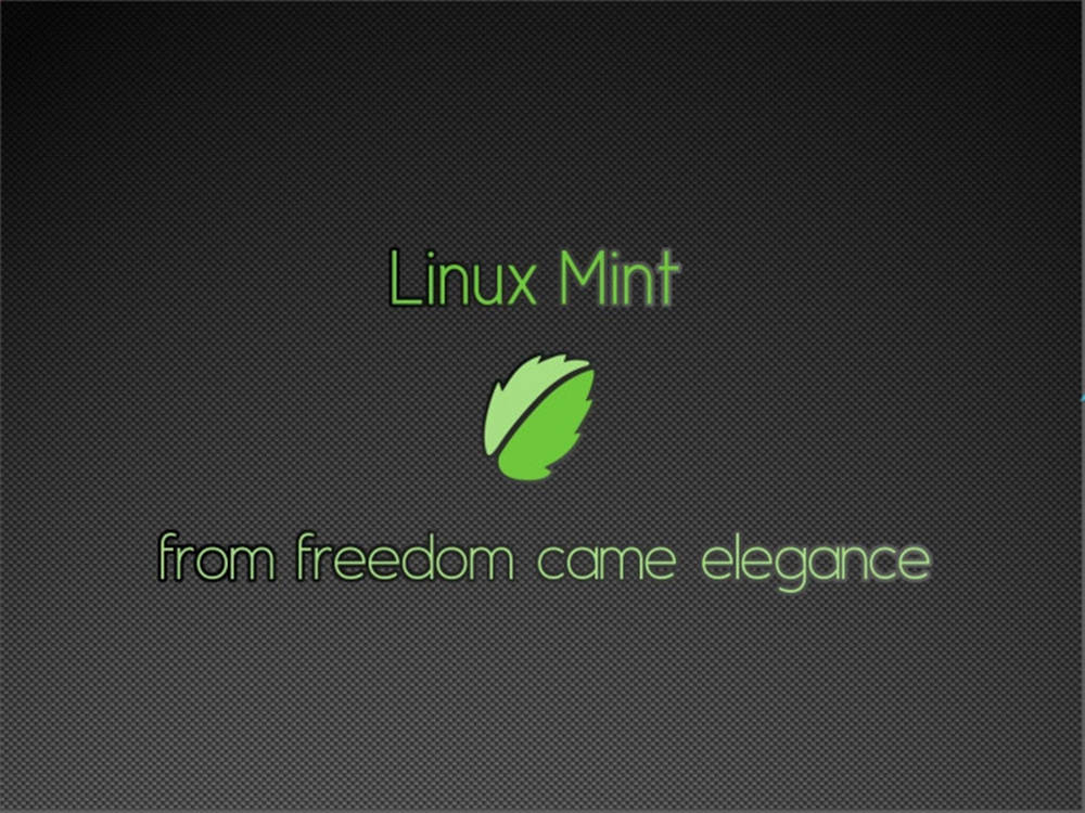 Simple Operating System Linux Mint Logo And Slogan