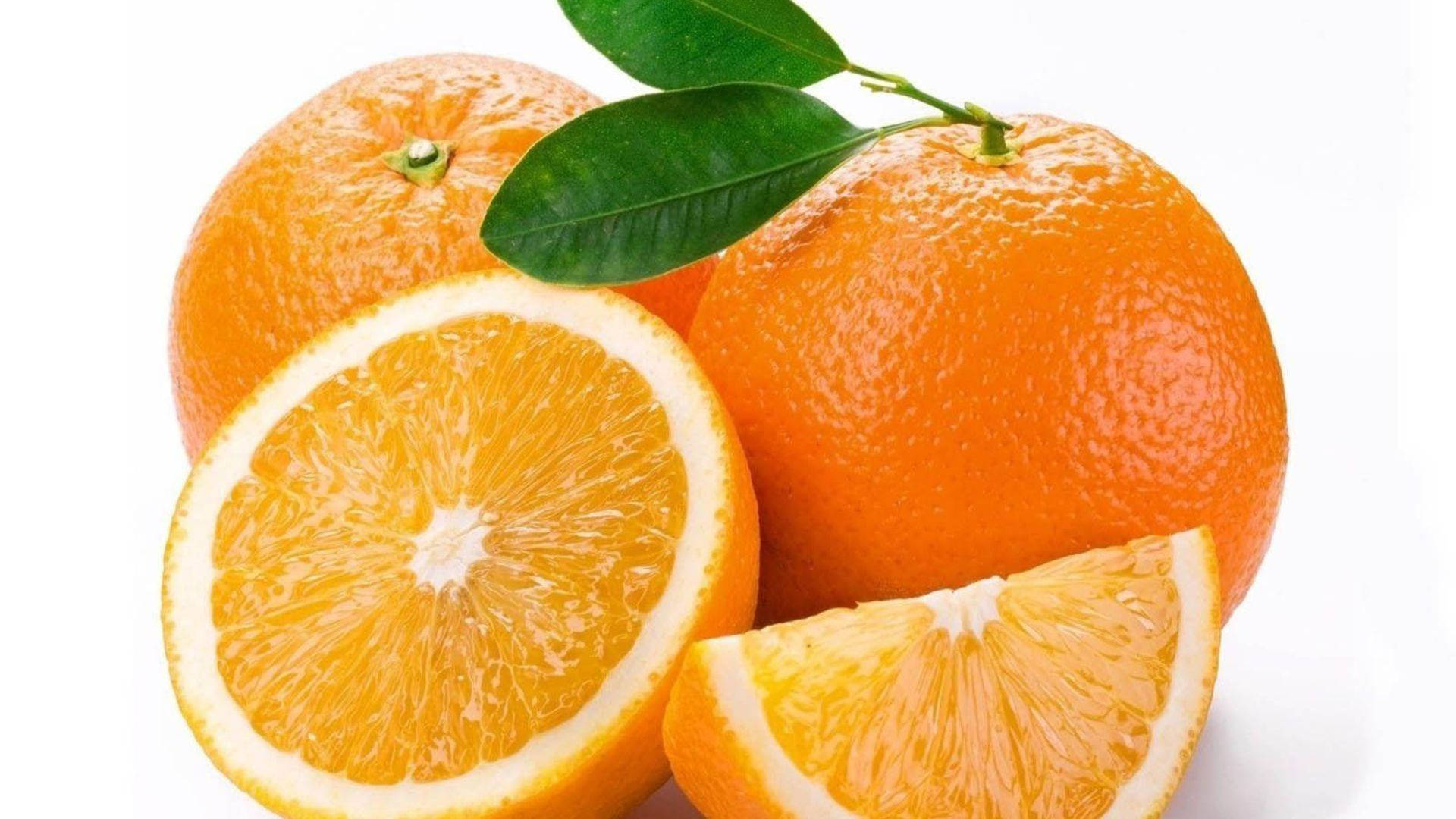 Simple Orange Fruit Background