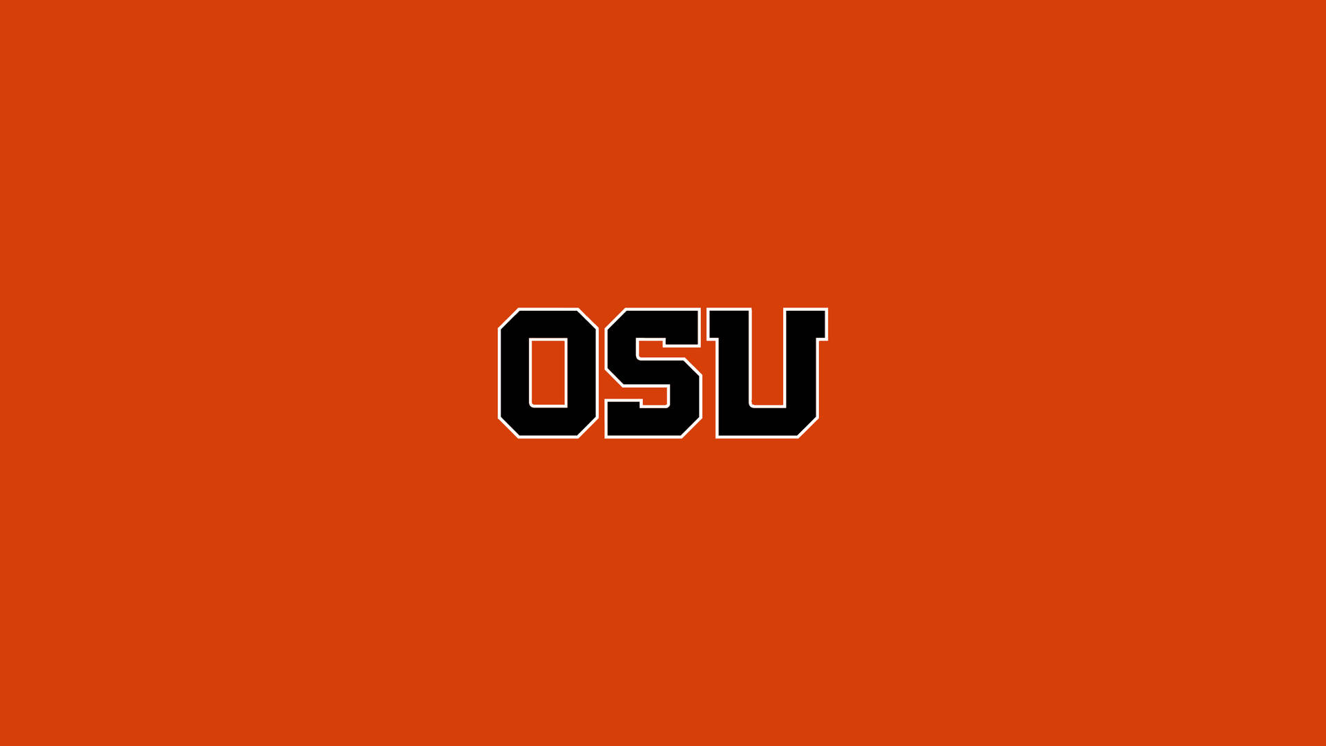 Simple Osu Oregon State University Orange Background