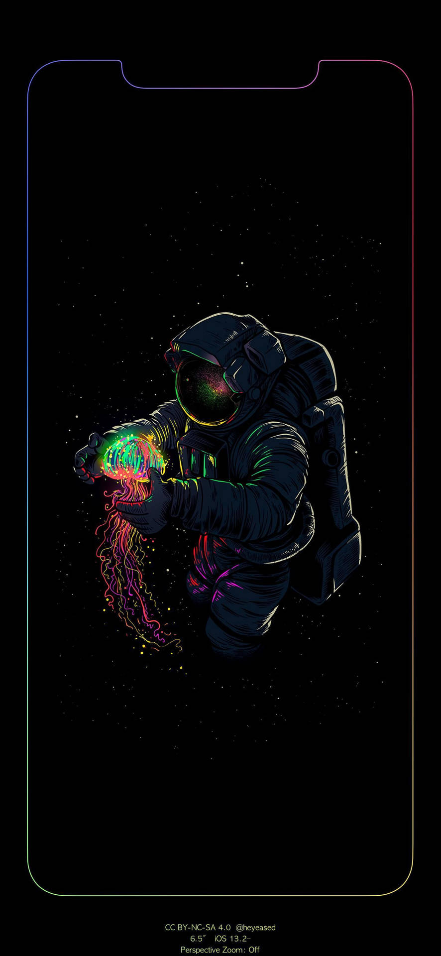 Simple Outline Iphone Astronaut