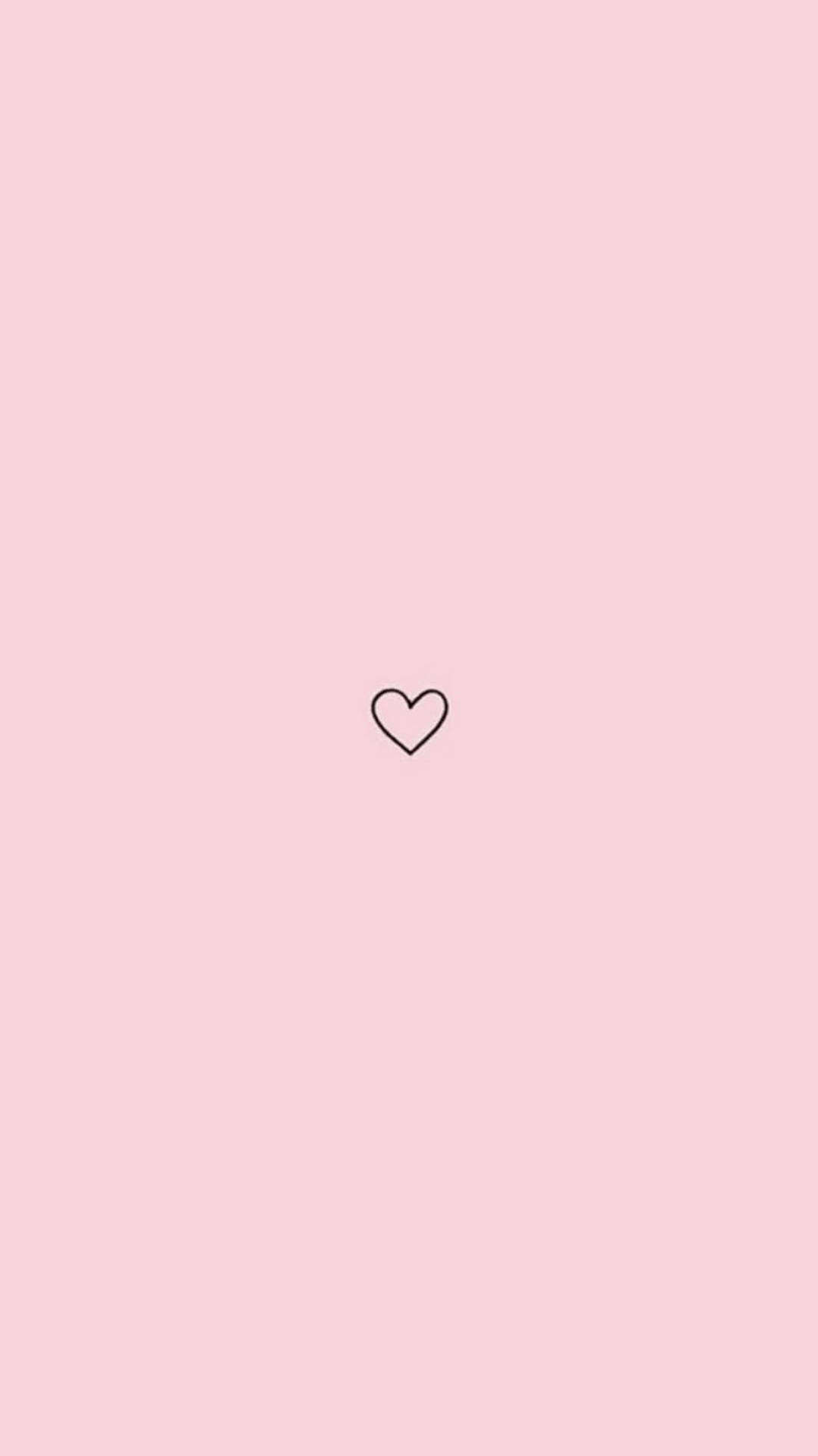 Simple Pink Aesthetic Heart