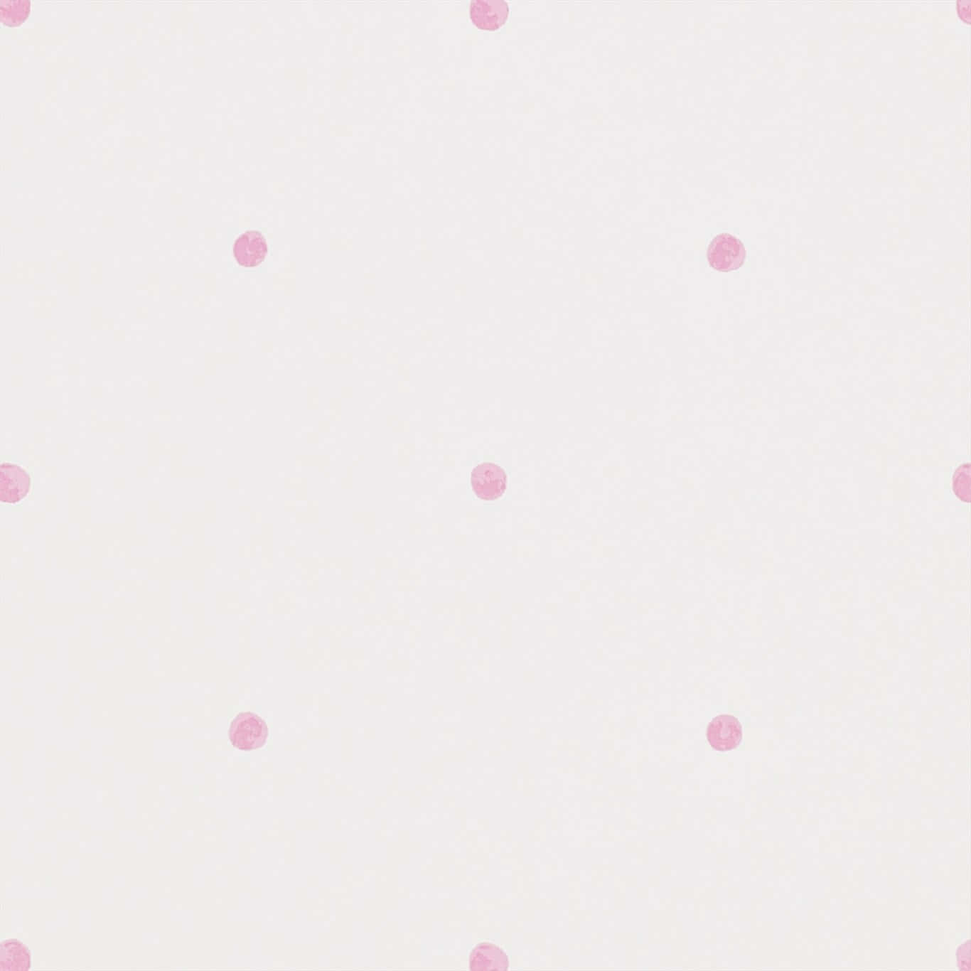 Simple Pink And White Polk Dot With Wide Gap Background