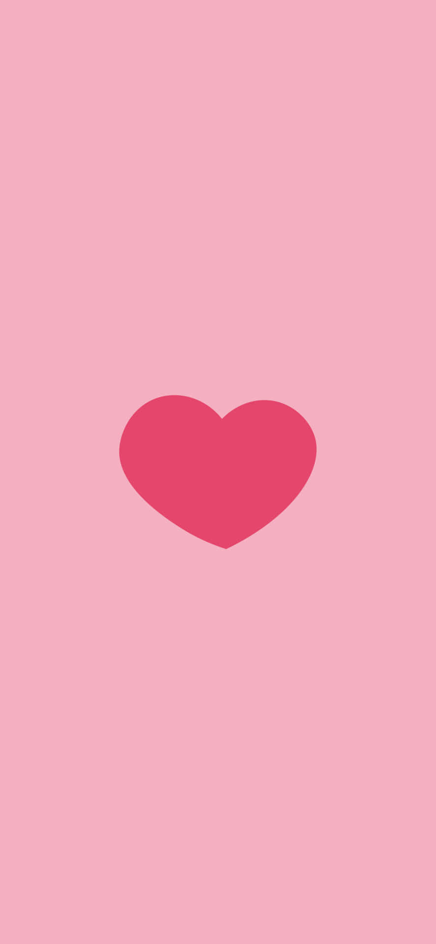 Simple Pink Heart Background