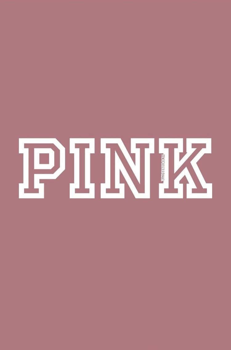 Simple Pink Nation Brand Logo Digital Art Background