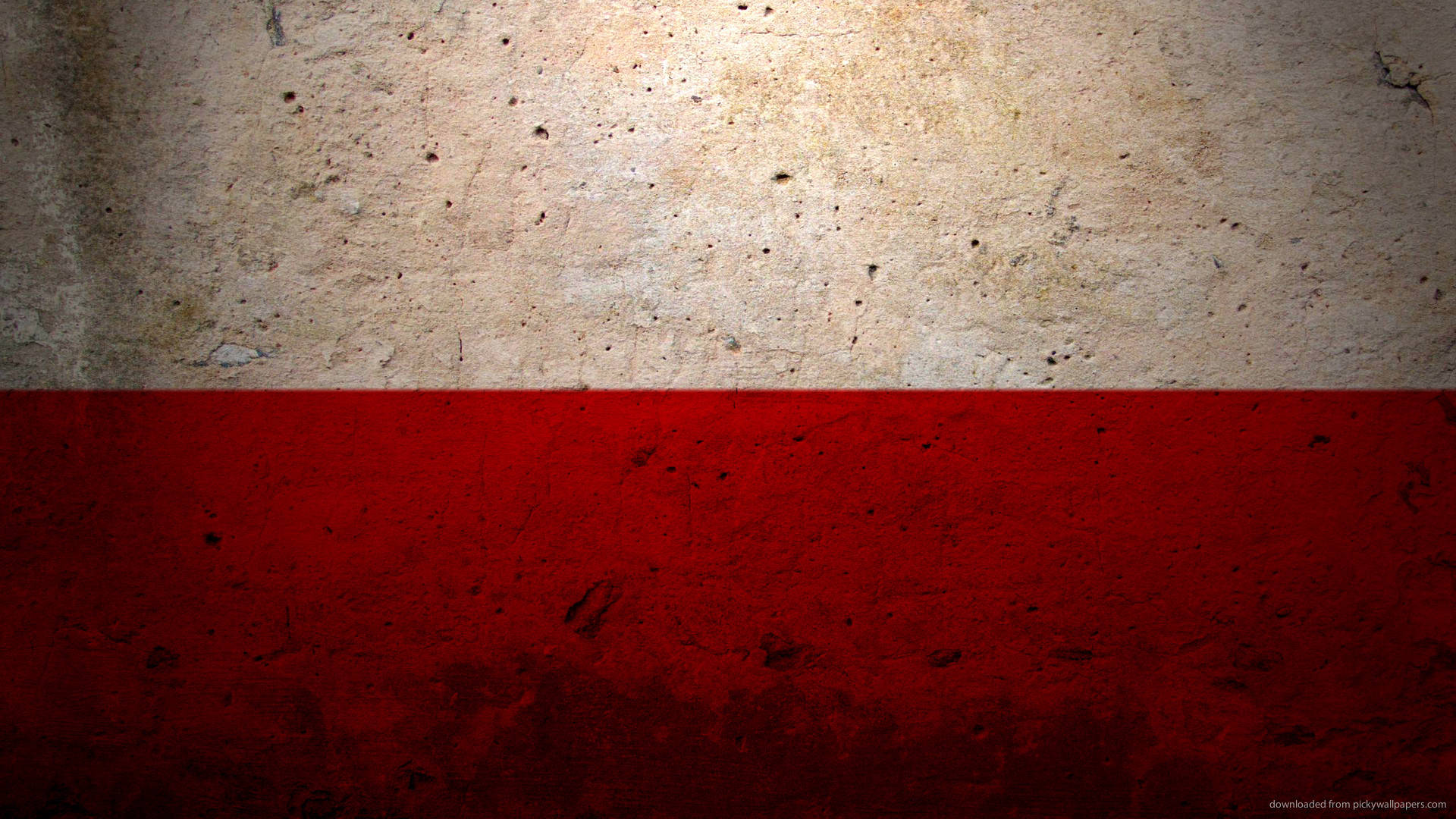 Simple Poland Flag Background