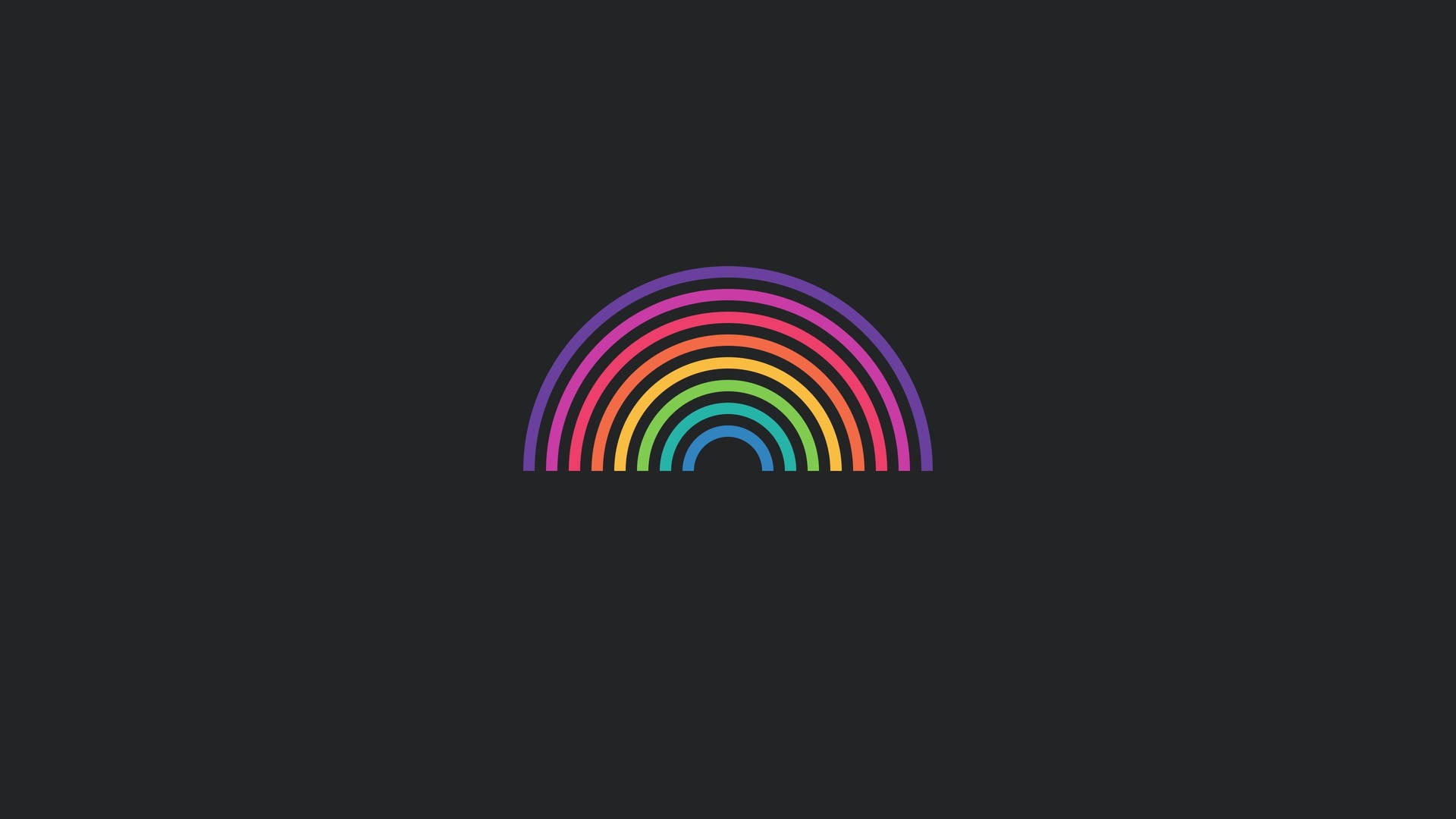 Simple Rainbow Abstract Design Background