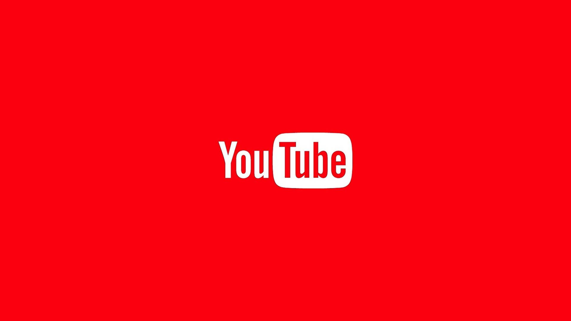 Simple Red 2048x1152 Youtube Logo