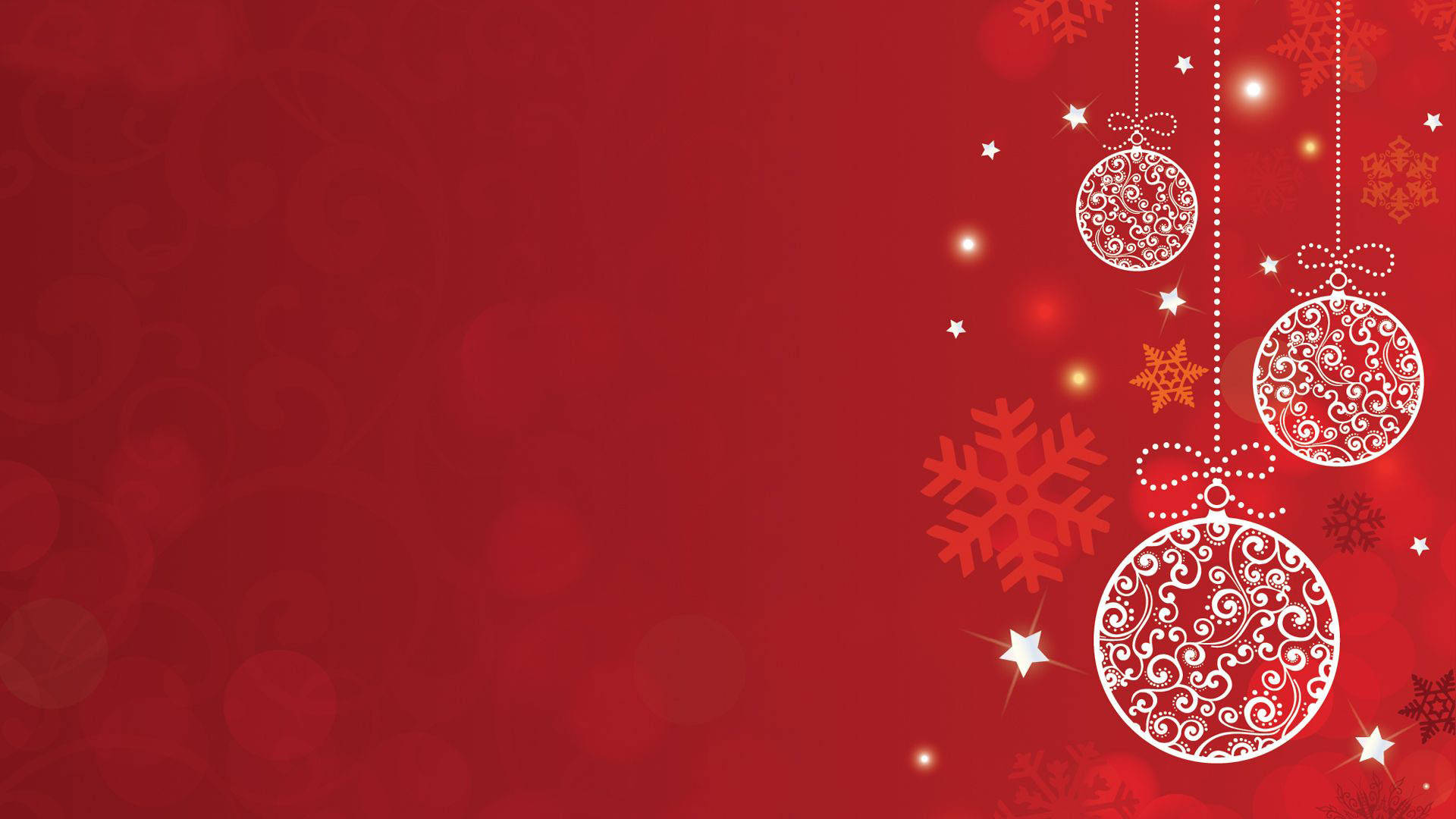 Simple Red And White Christmas Background Background