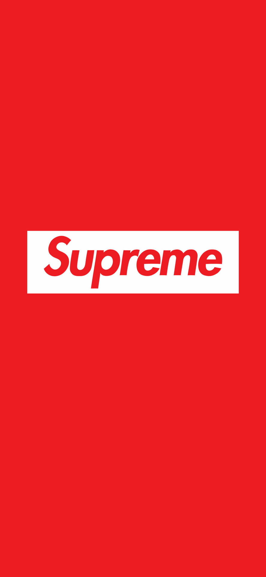 Simple Red Supreme Background