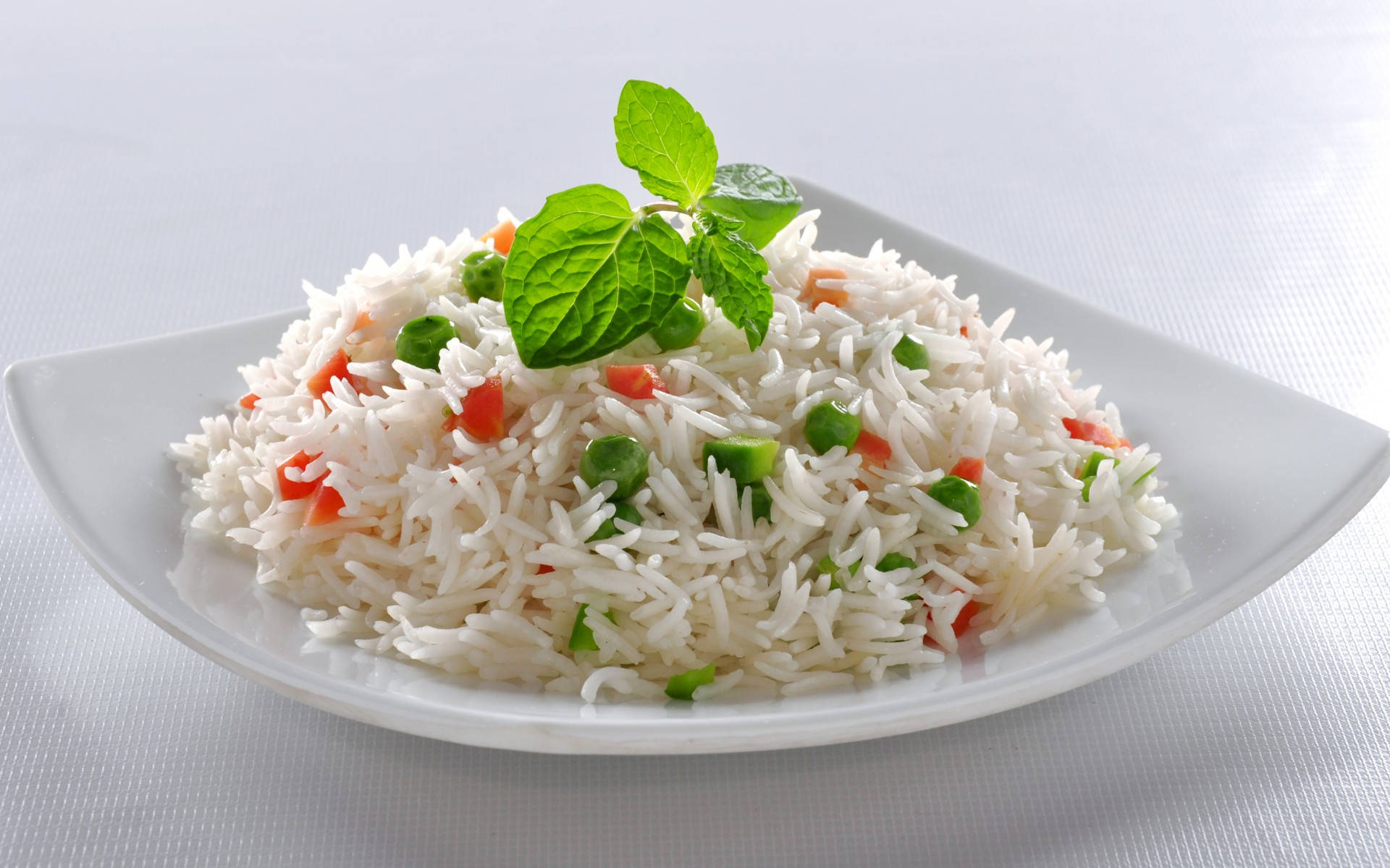 Simple Rice Dish Background