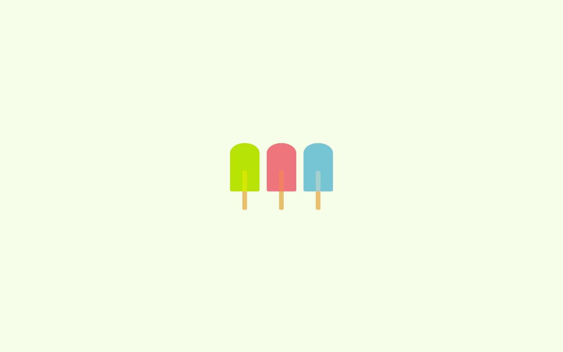 Simple Spring Popsicle Background