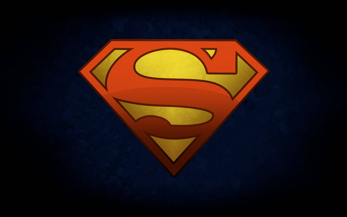 Simple Superman Symbol Iphone Dark Background