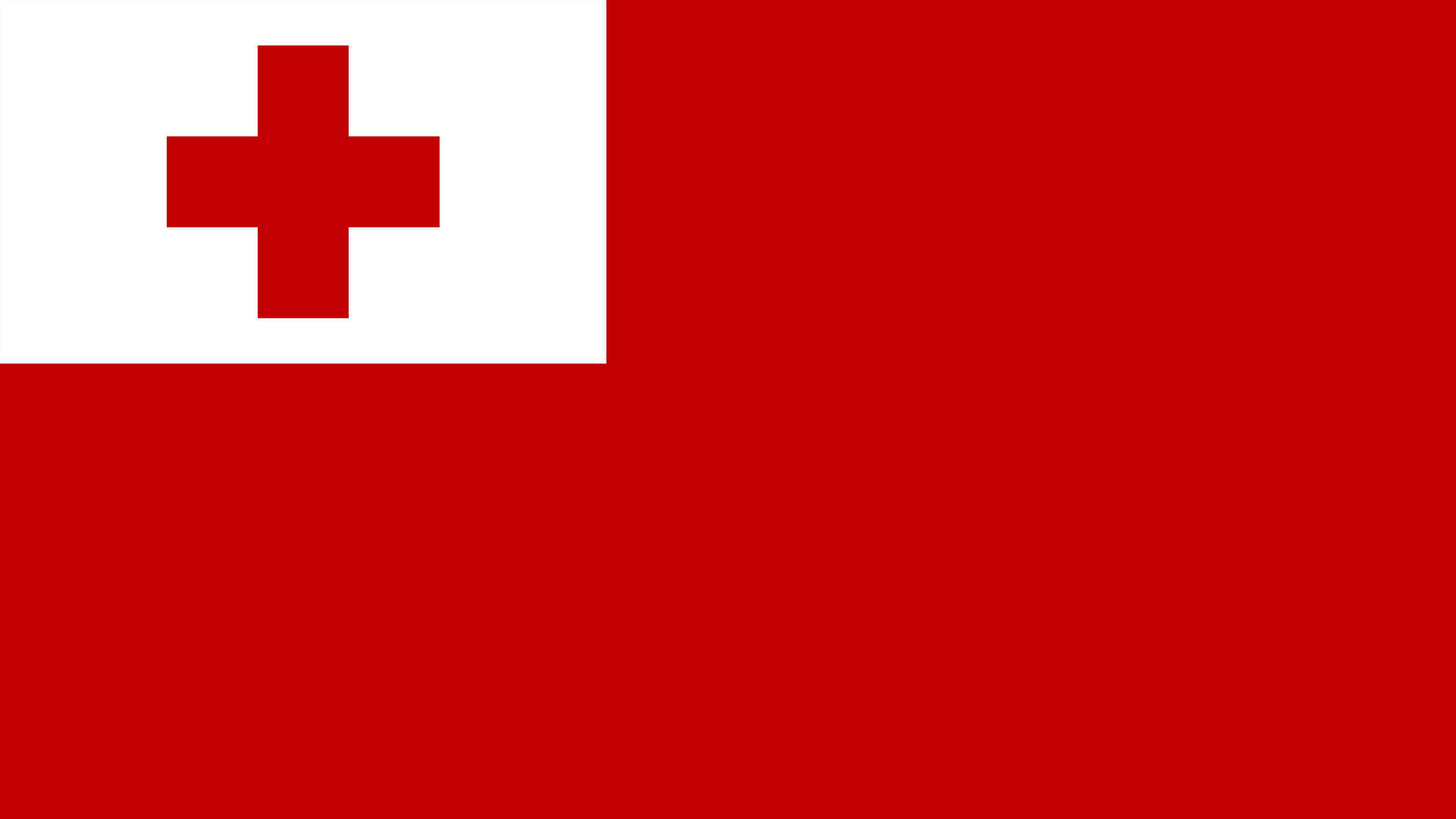 Simple Tonga Flag Background