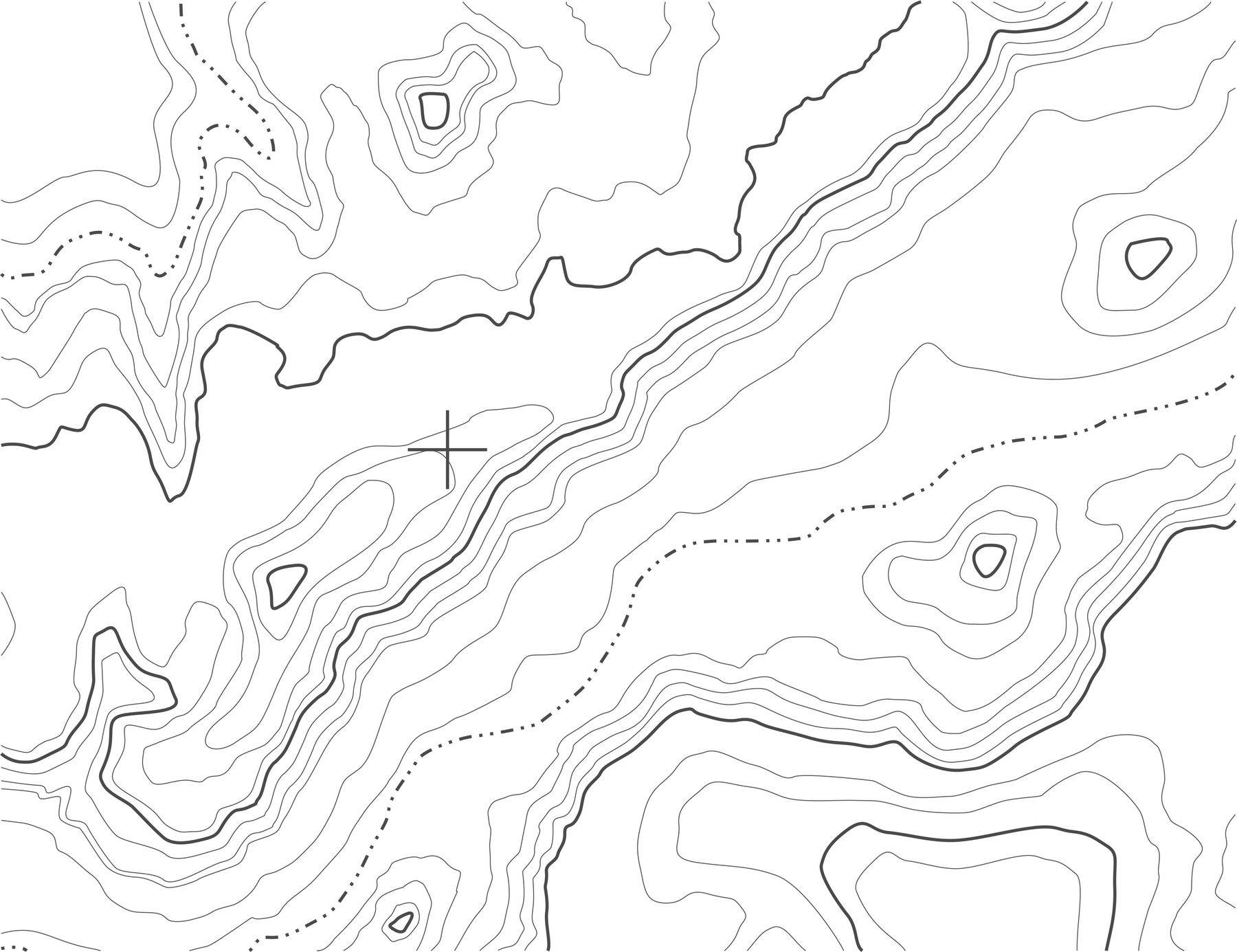 Simple Topography Map