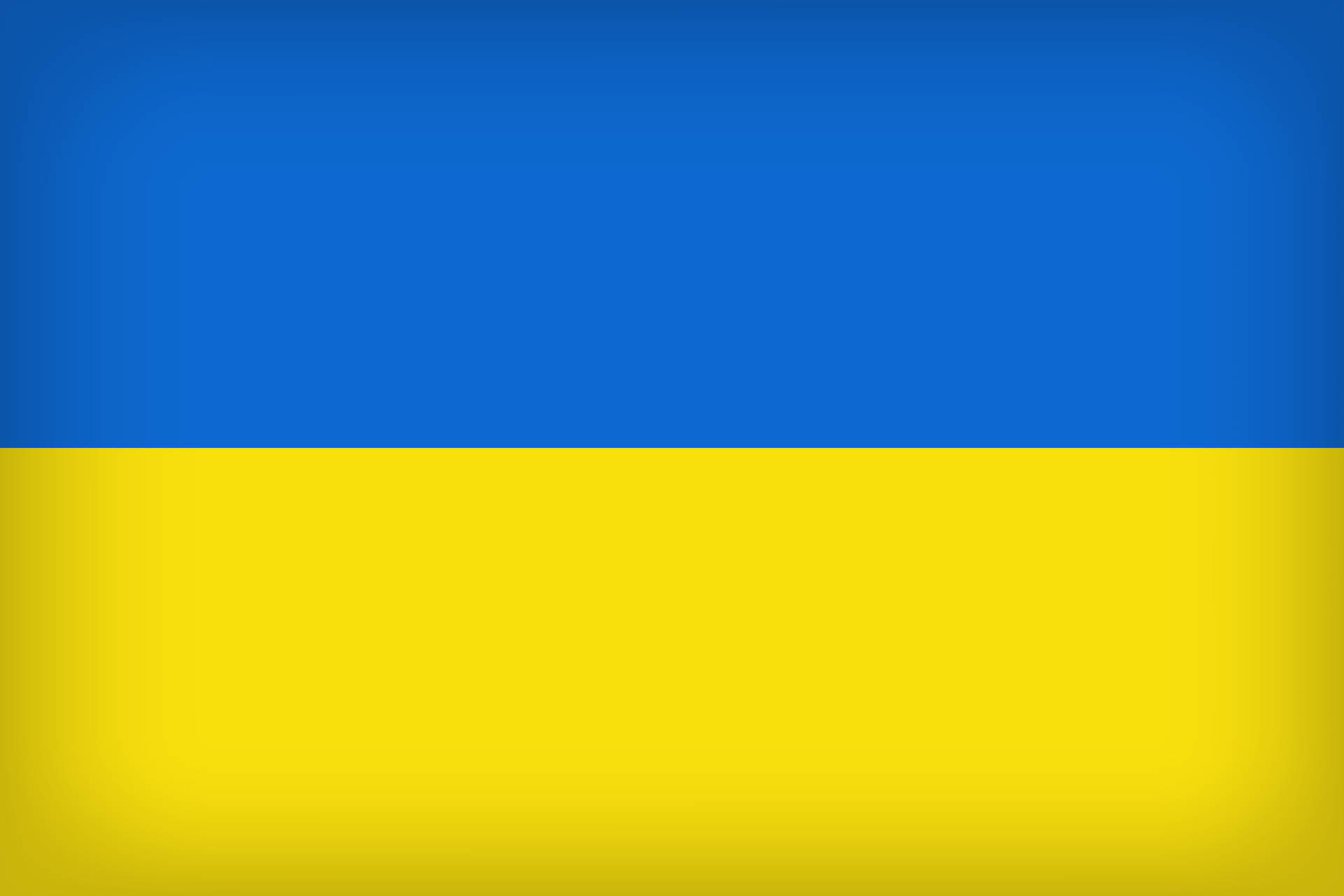 Simple Ukraine Flag Background