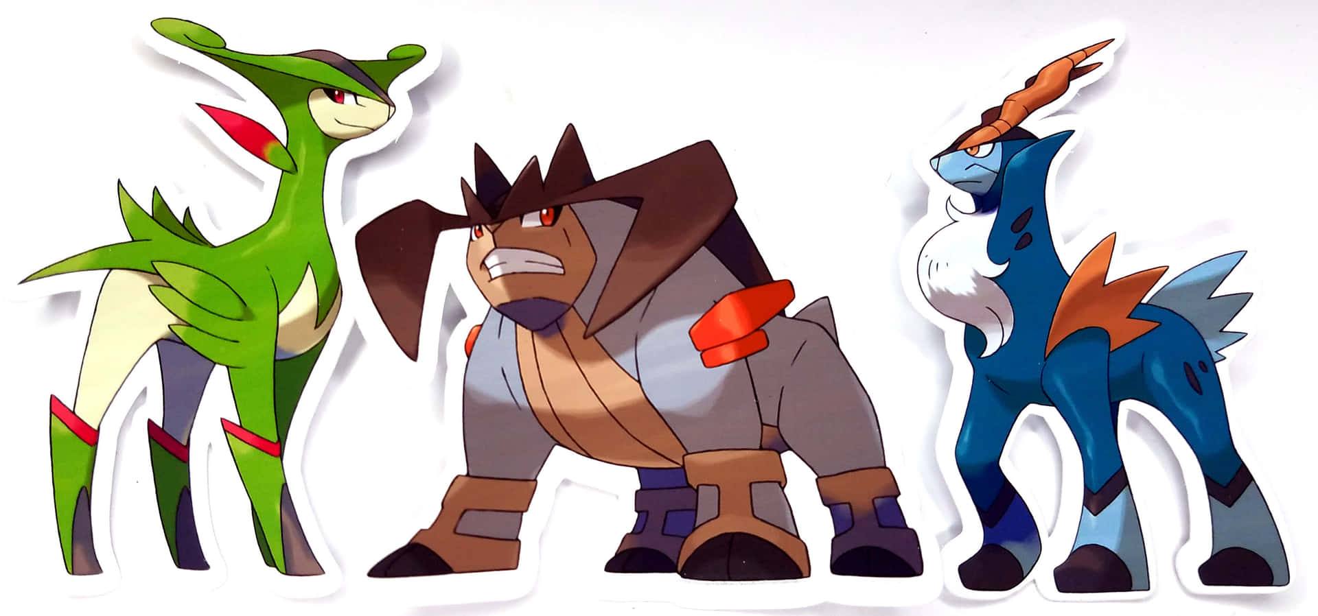 Simple Virizion, Terrakion, And Cobalion Desktop Background