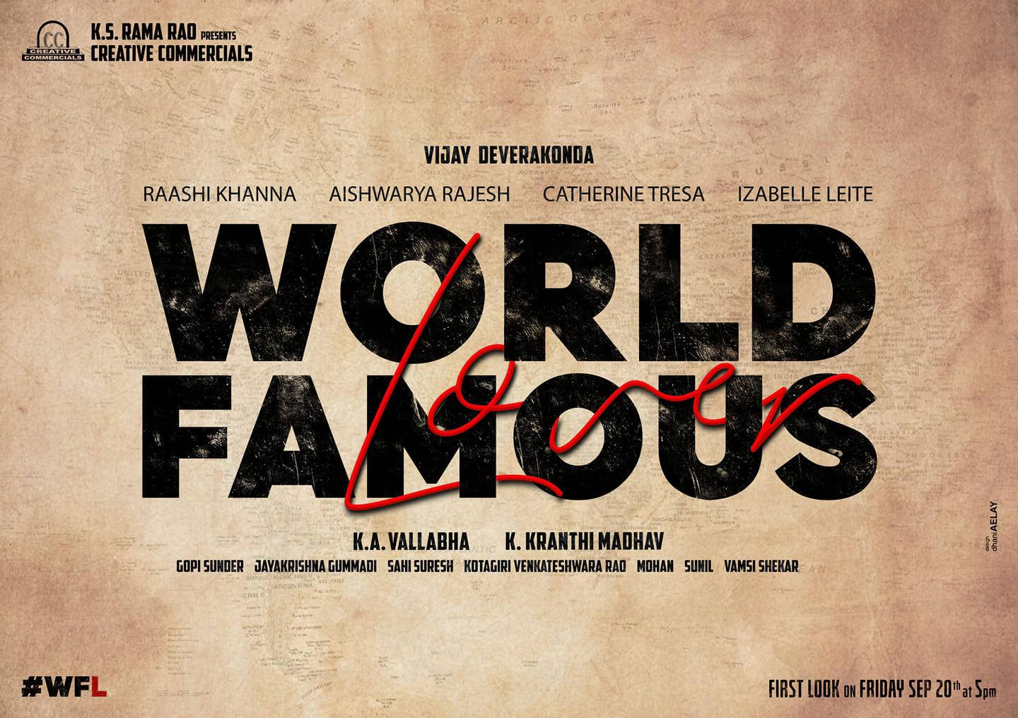 Simple World Famous Lover Poster