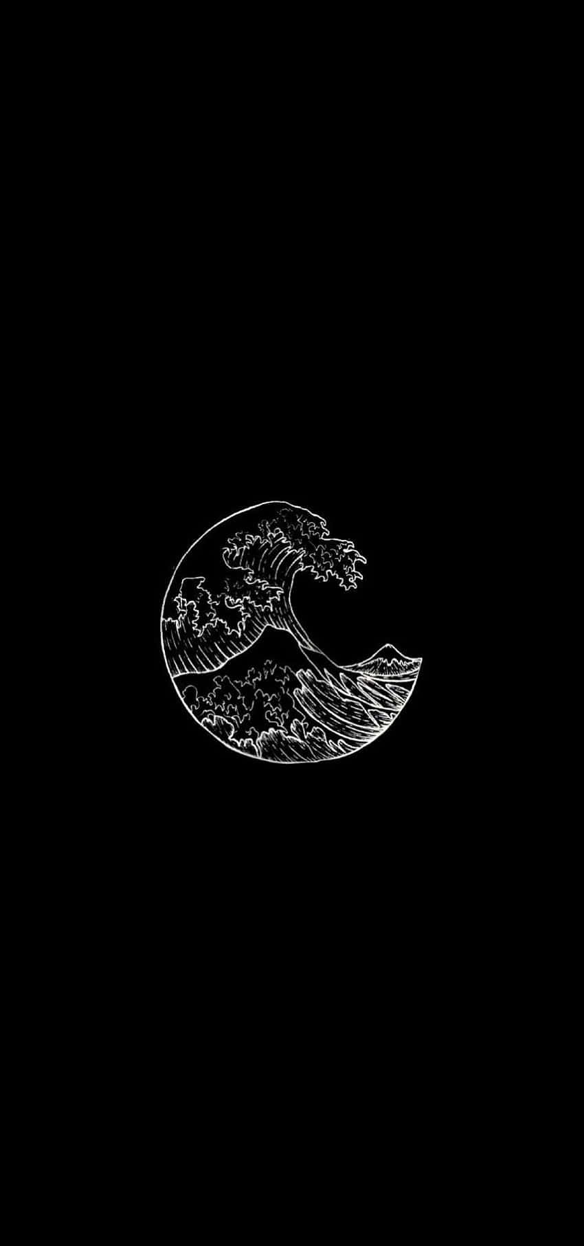 Simple Yet Stylish Minimalist Black And White Design Background