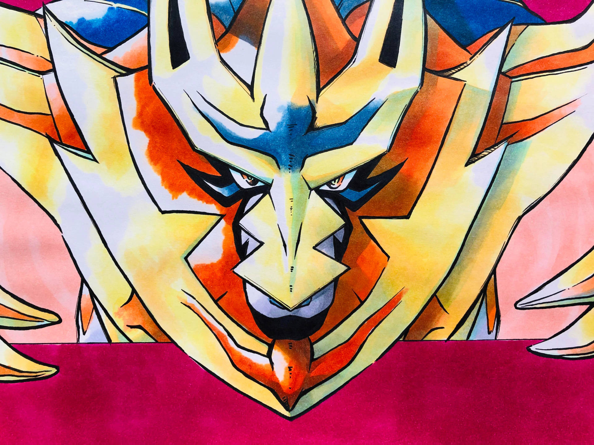 Simple Zamazenta Fan Art Background