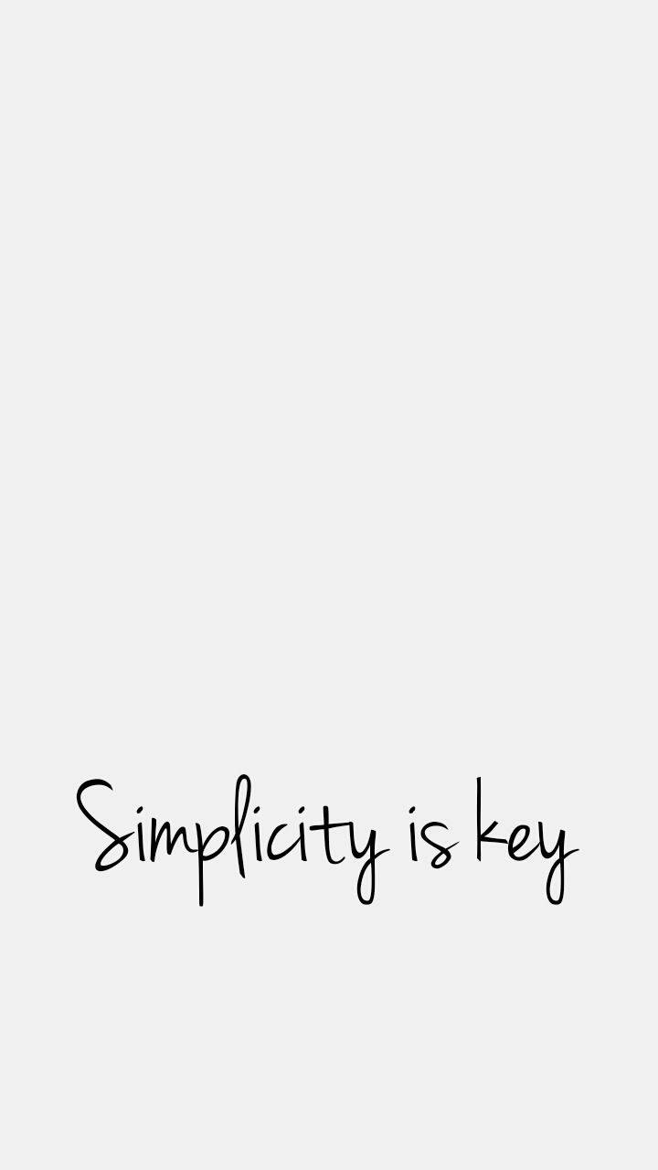 Simplicity Is Key Kpop Background