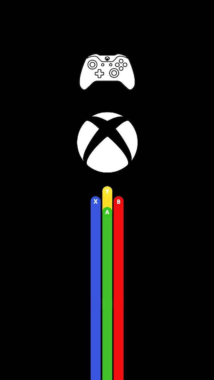 Simplistic Gaming Xbox Controller Background