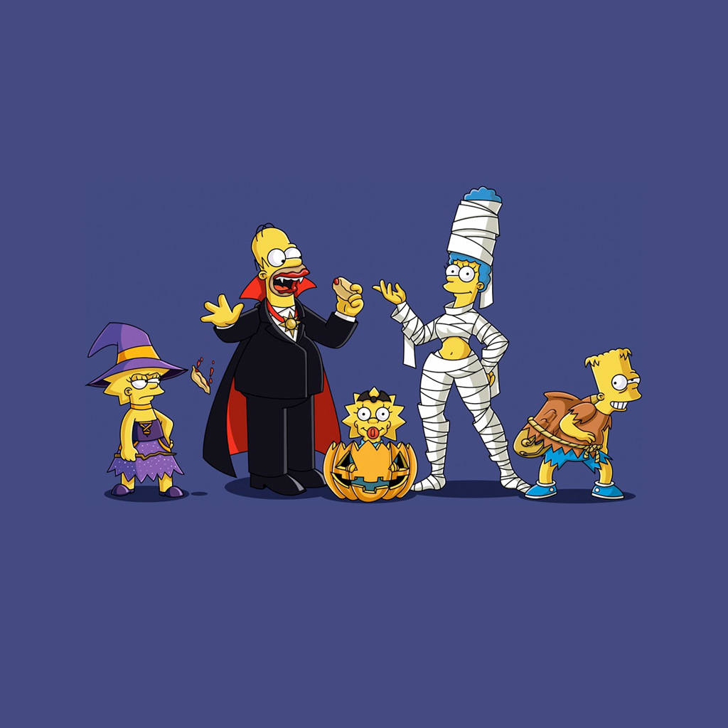 Simpsons Halloween Ipad Theme Background