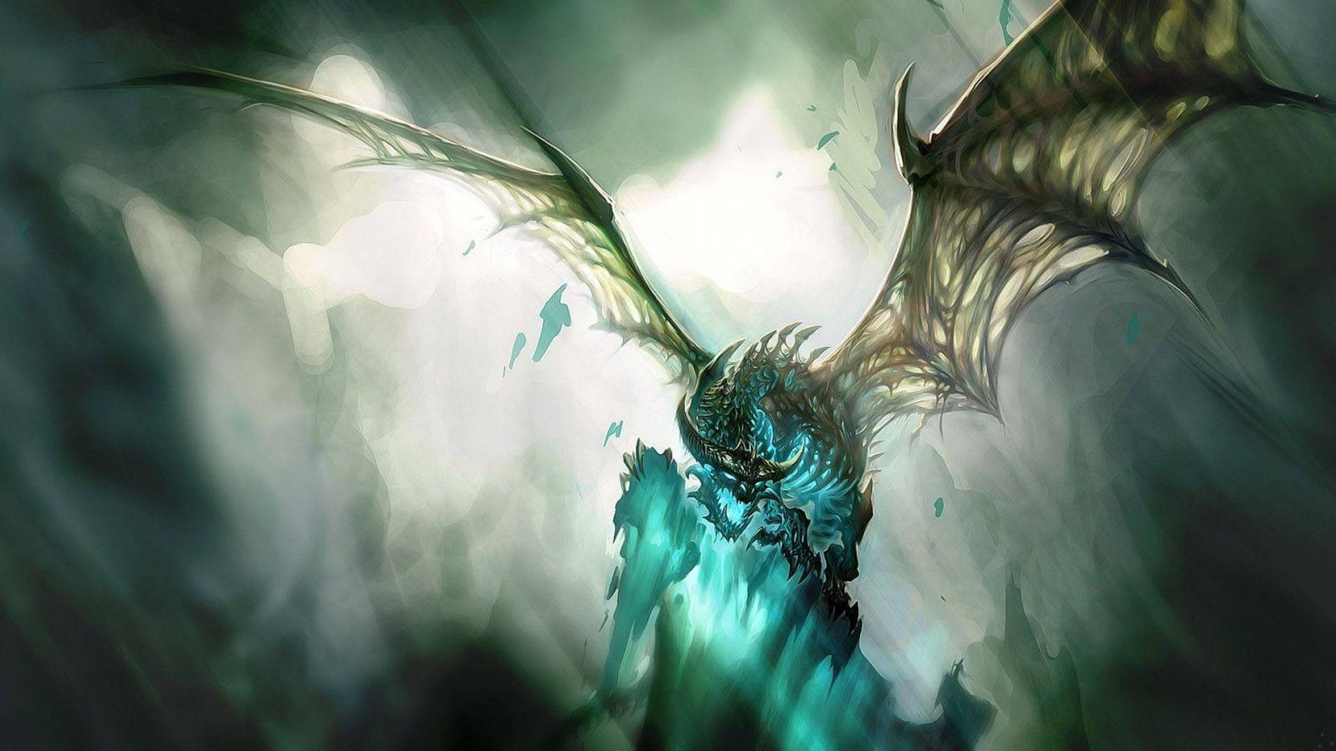 Sindragosa Ice Dragon Background