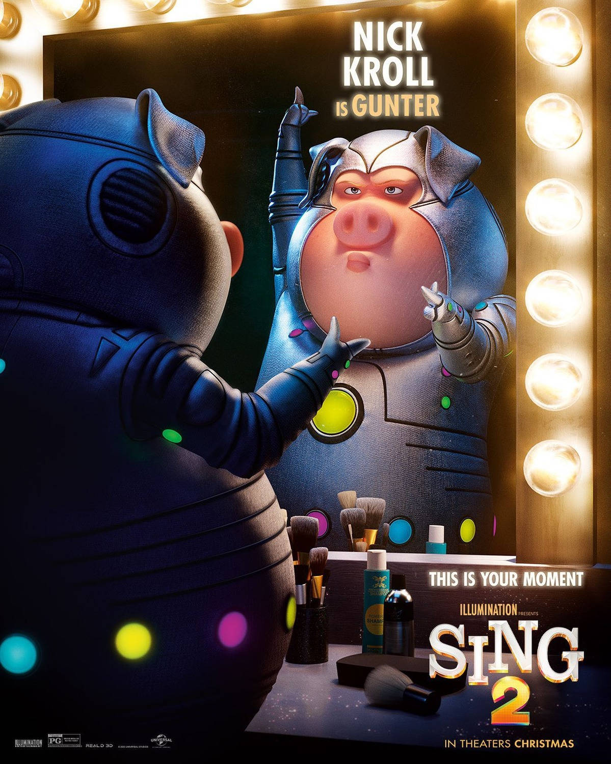 Sing 2 Gunter In The Mirror Background