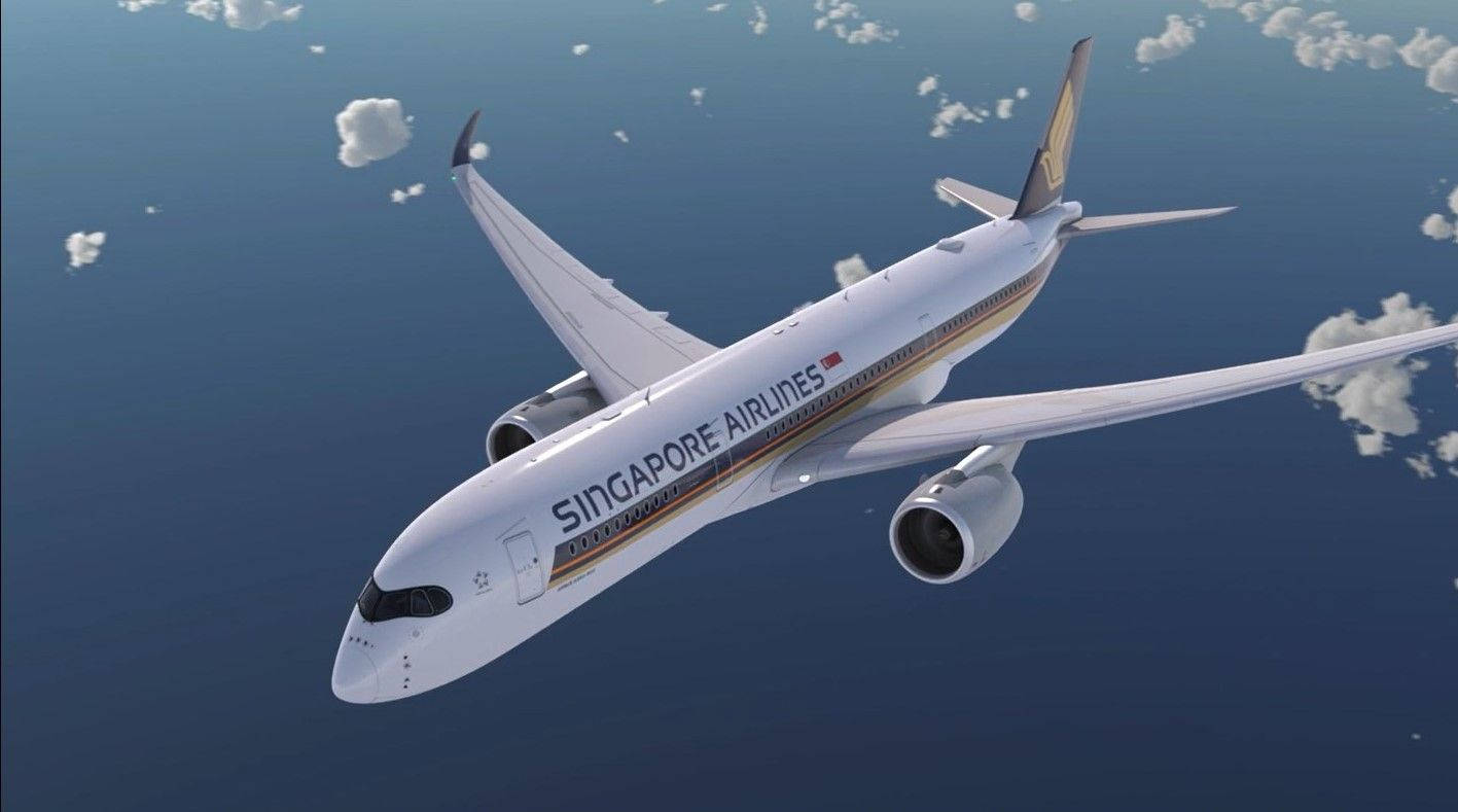 Singapore Airlines Blue Little Background