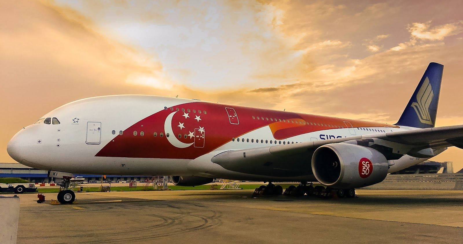 Singapore Airlines Sunset Flag